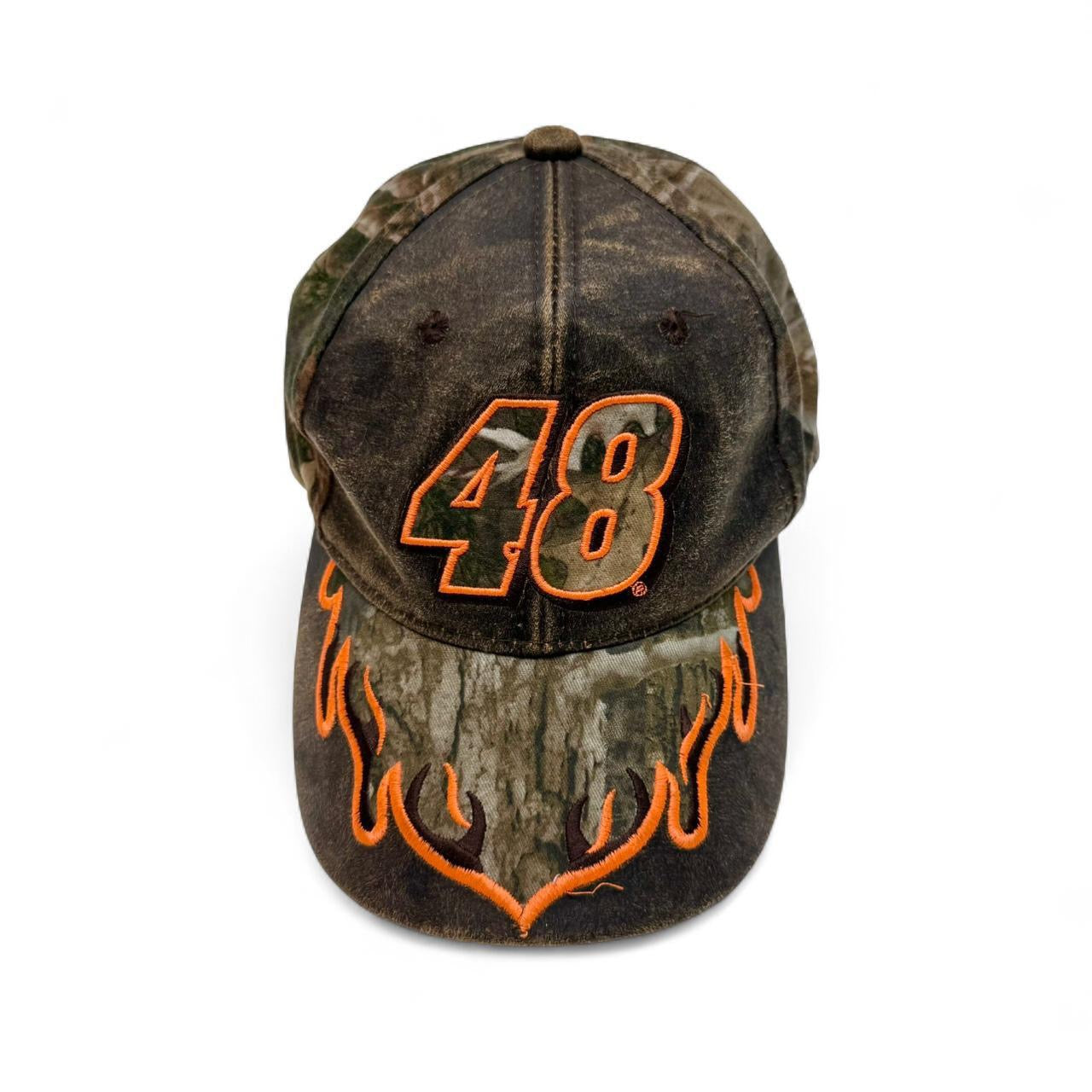 #48 Camo NASCAR Flame Cap