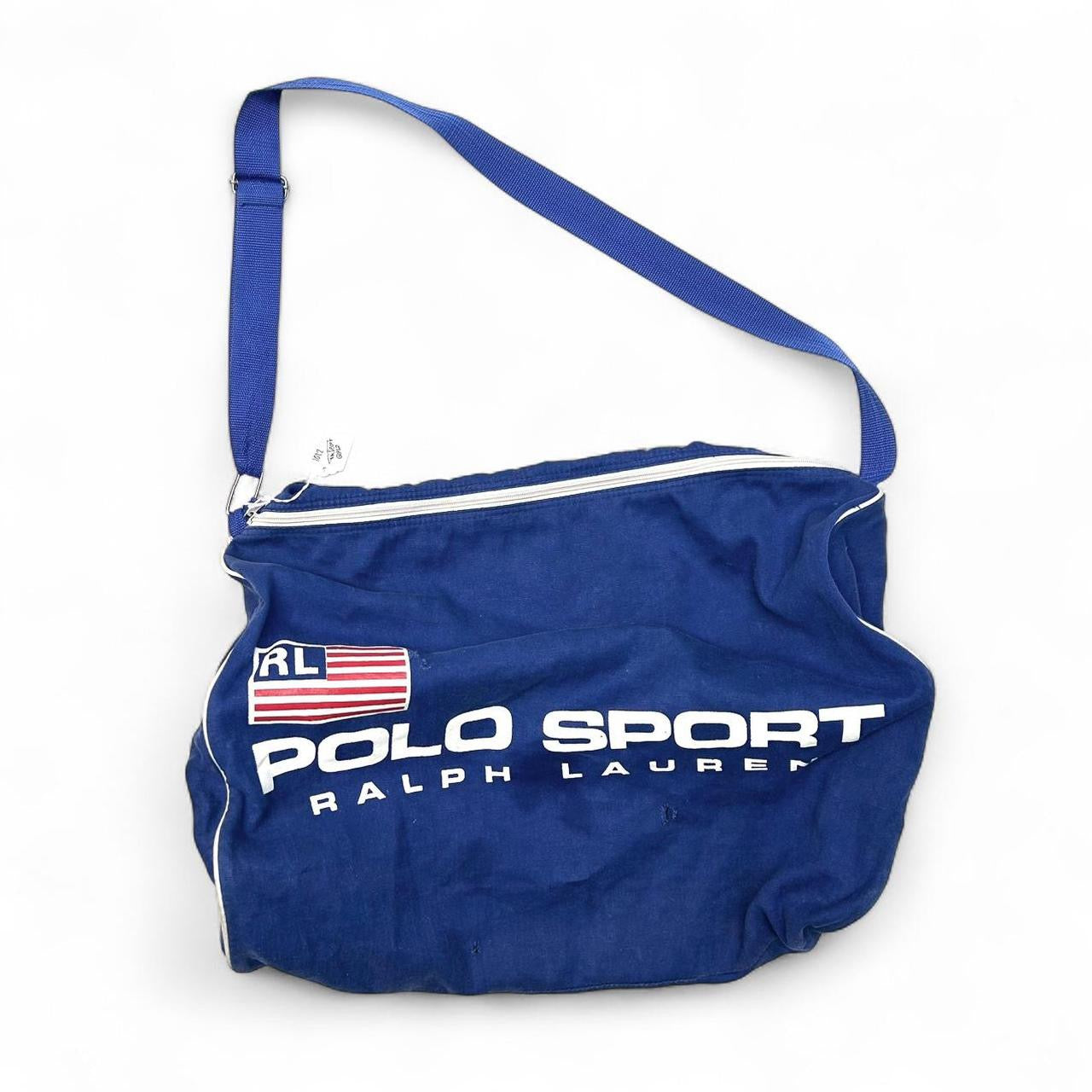 Vintage Blue Polo Sport Ralph Lauren Duffel Bag