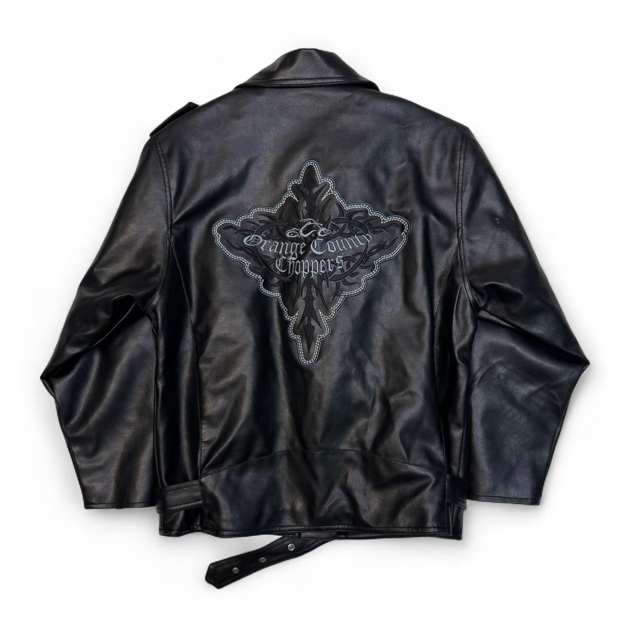 Orange County Choppers Pleather Biker Jacket (S/M Mens 10/12 Women’s )