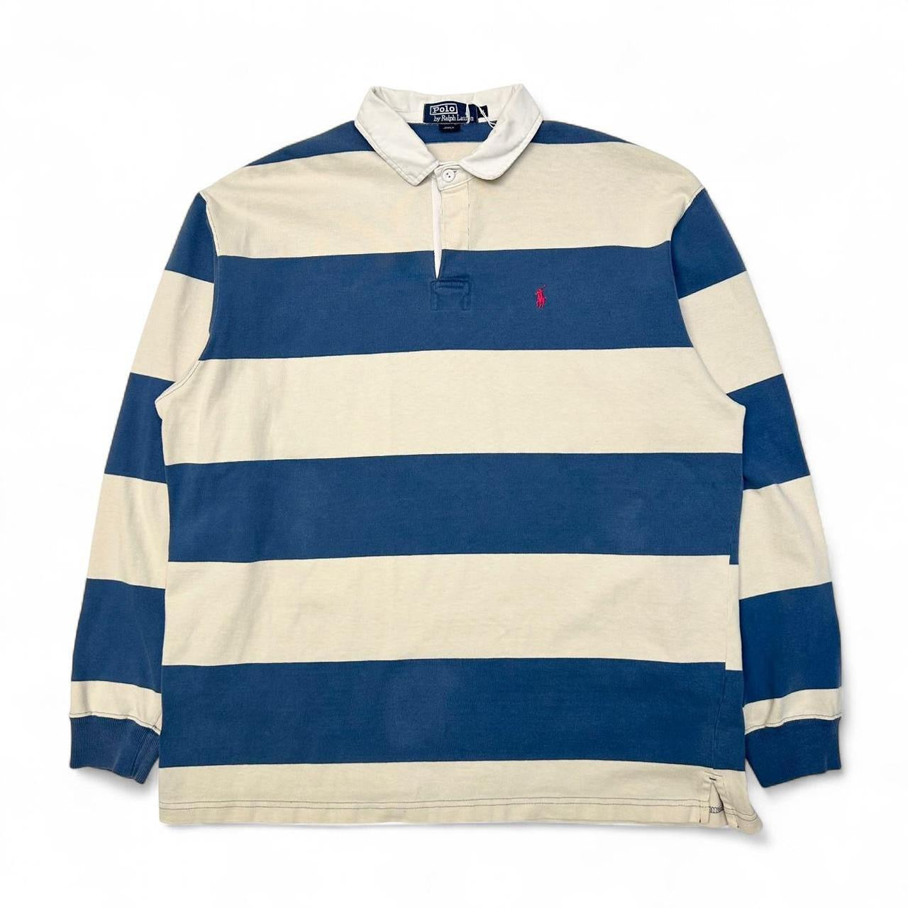 Vintage Longsleeve Polo Ralph Lauren Rugby Tee (XL)
