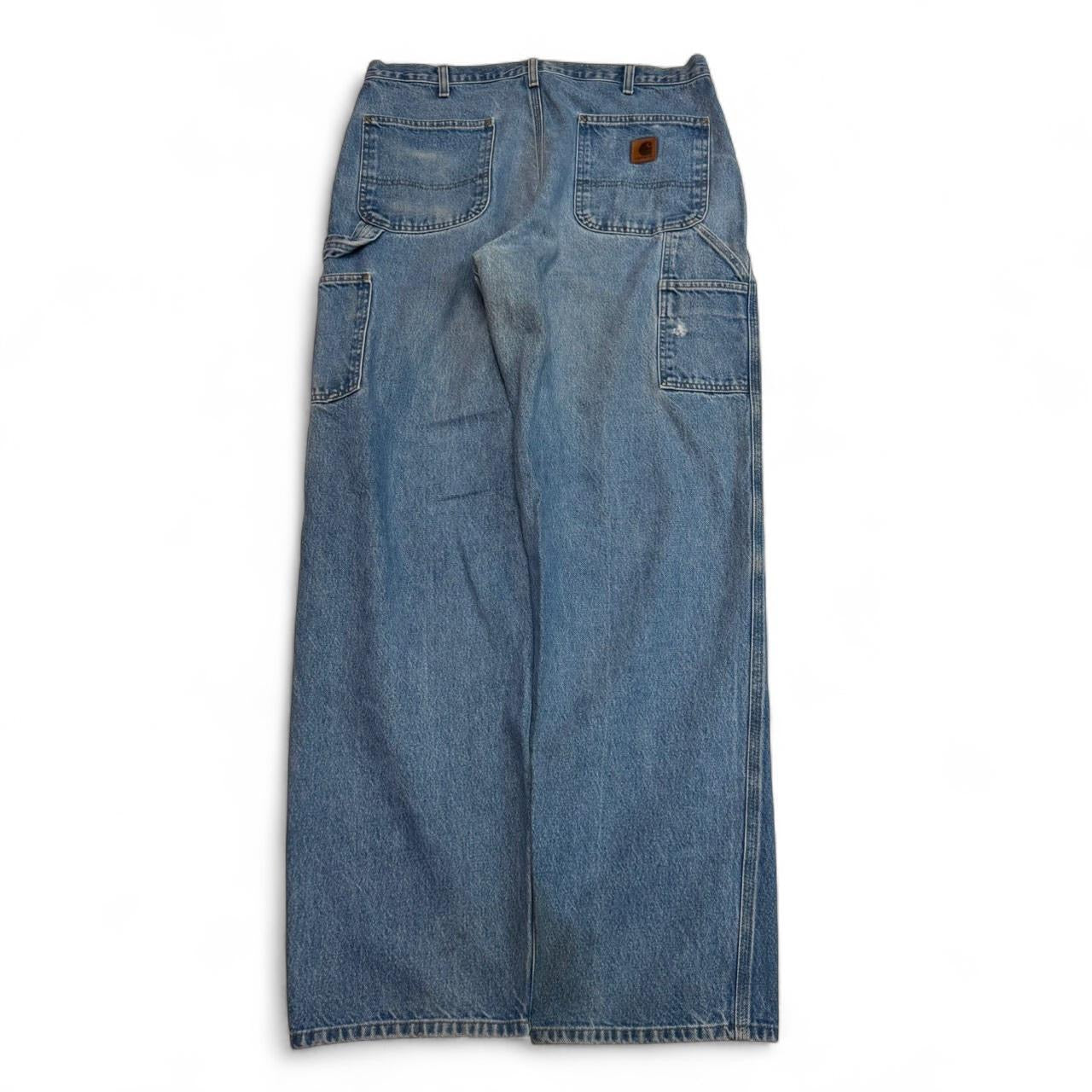Light Wash Original Fit Carhartt Carpenter Jeans (36x34)