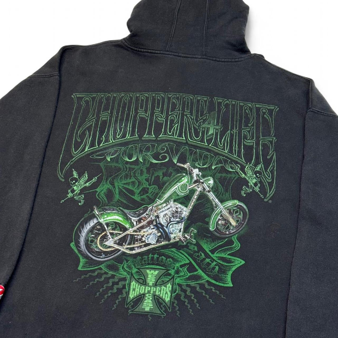 90s/2000’s West Coast Choppers Choppers4Life Zip Up (XXL)