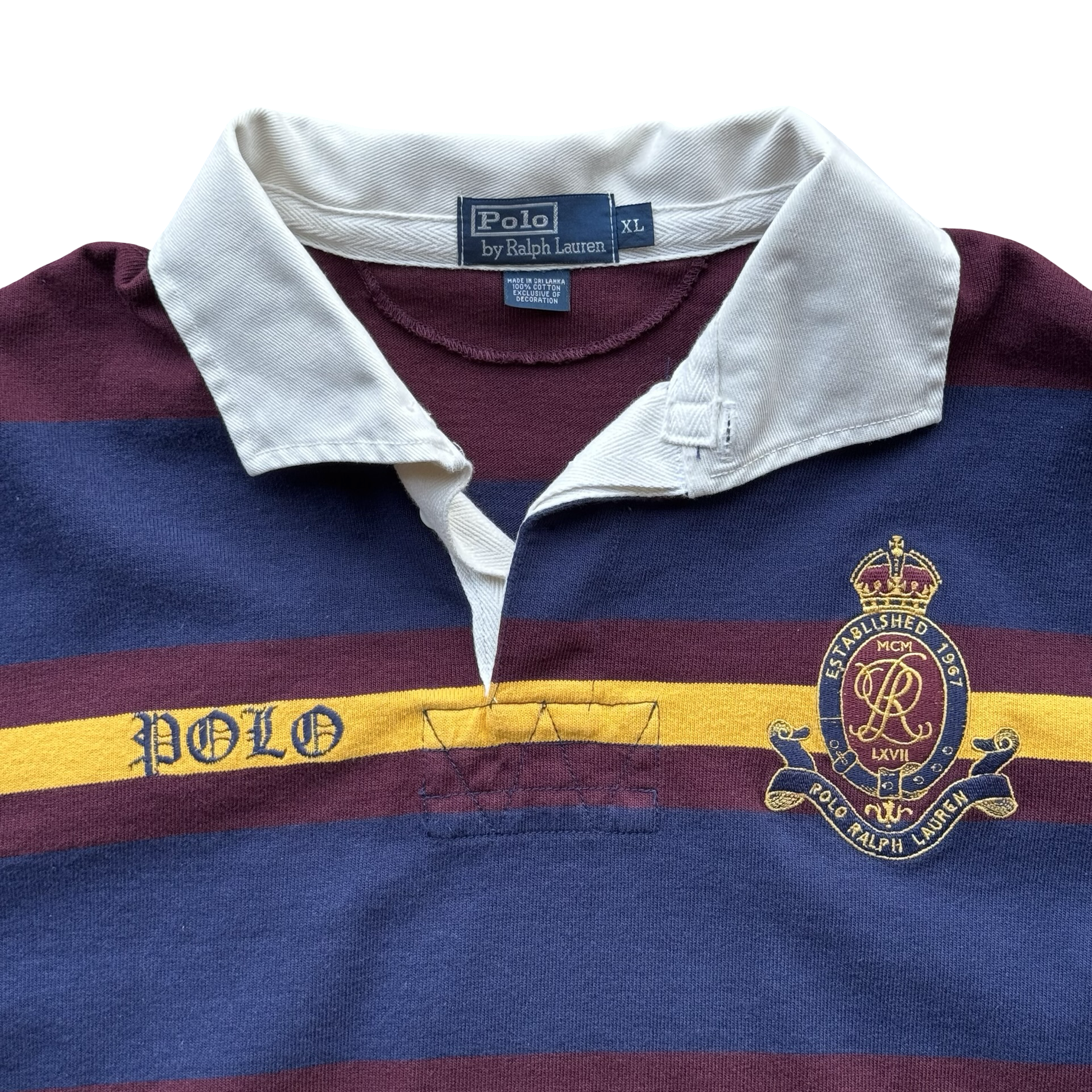 Vintage Ralph Lauren Crested & Numbered Rugby (XL)