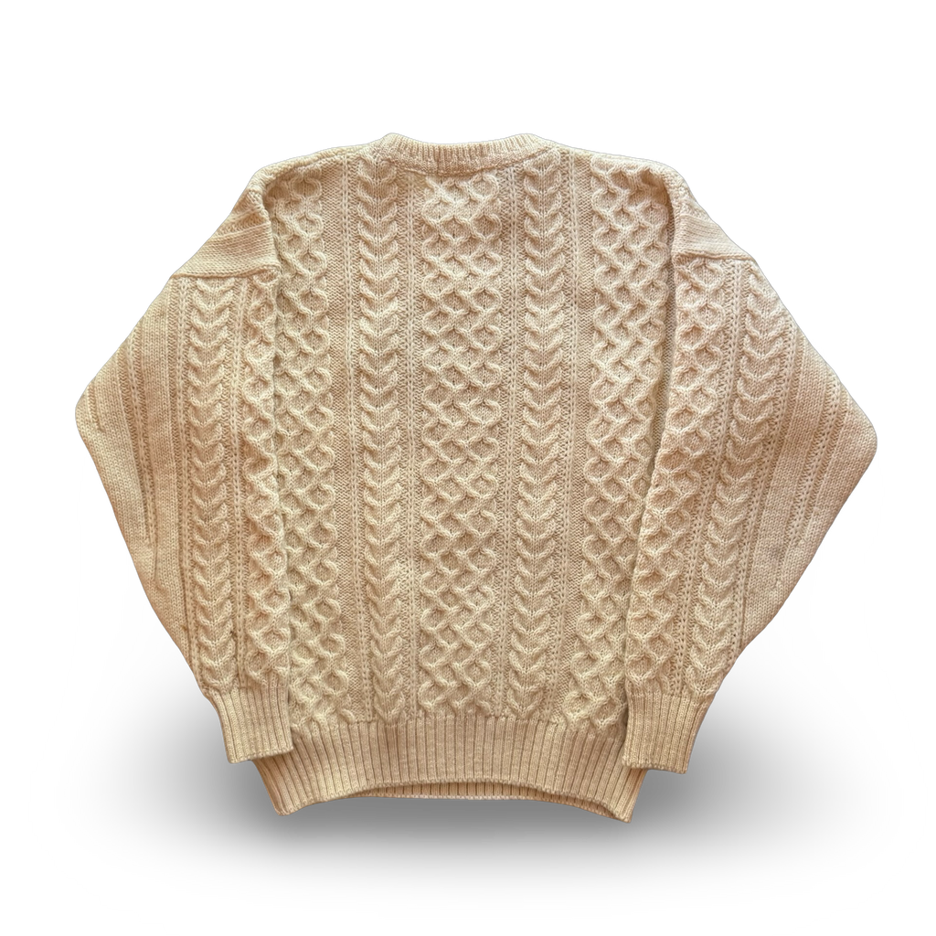 90s Blarney Cable Knit Sweater (M)