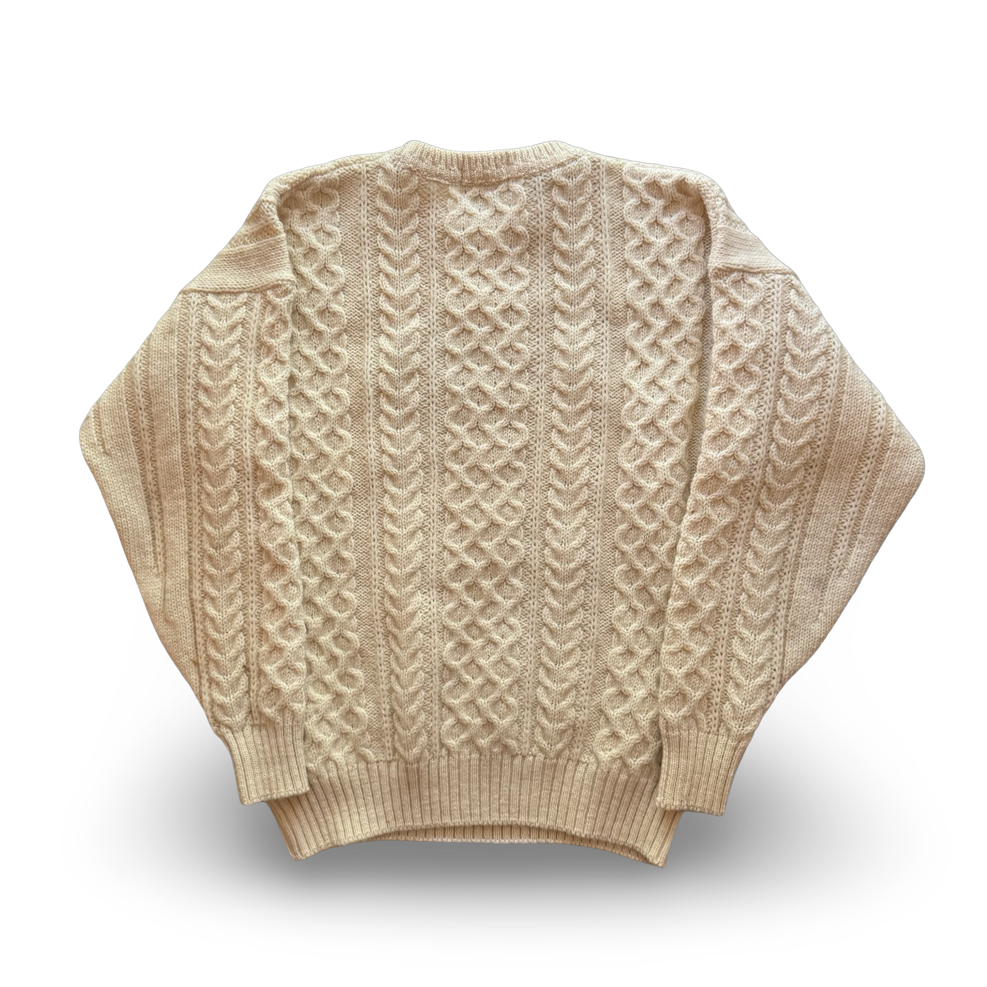 90s Blarney Cable Knit Sweater (M)