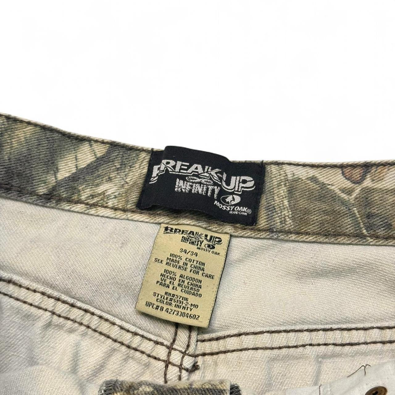 2000s Mossy Oak Double Knees Camo Pants (34x34)