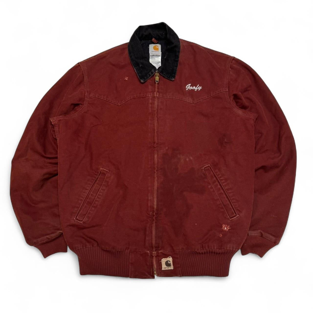 Burgundy Embroidered Carhartt Santa Fe (Large Tall)
