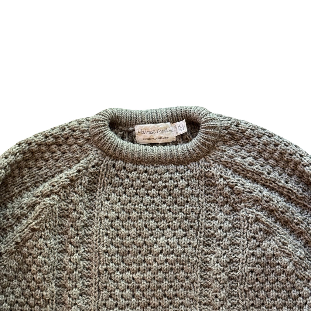 90s Patrick Malin Wool Cable Knit Sweater (L/XL)