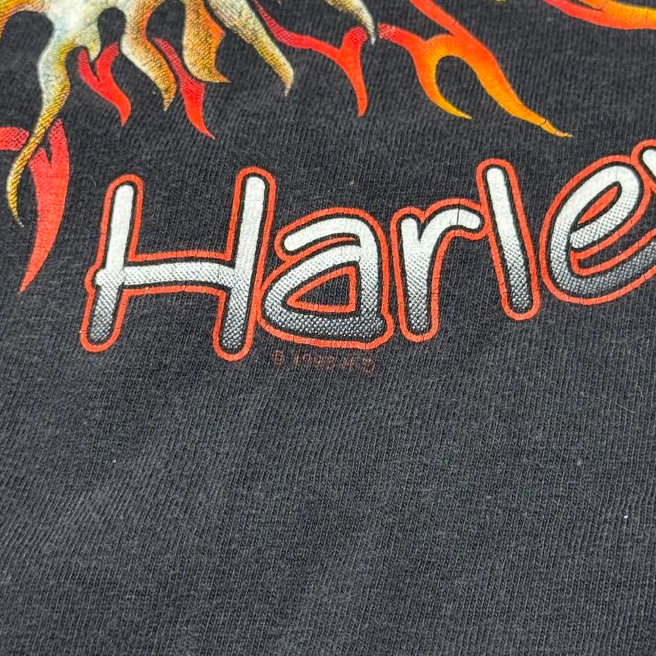 1998 Harley Davidson Screaming Eagle Flame Sleeve Long Sleeve (XL)