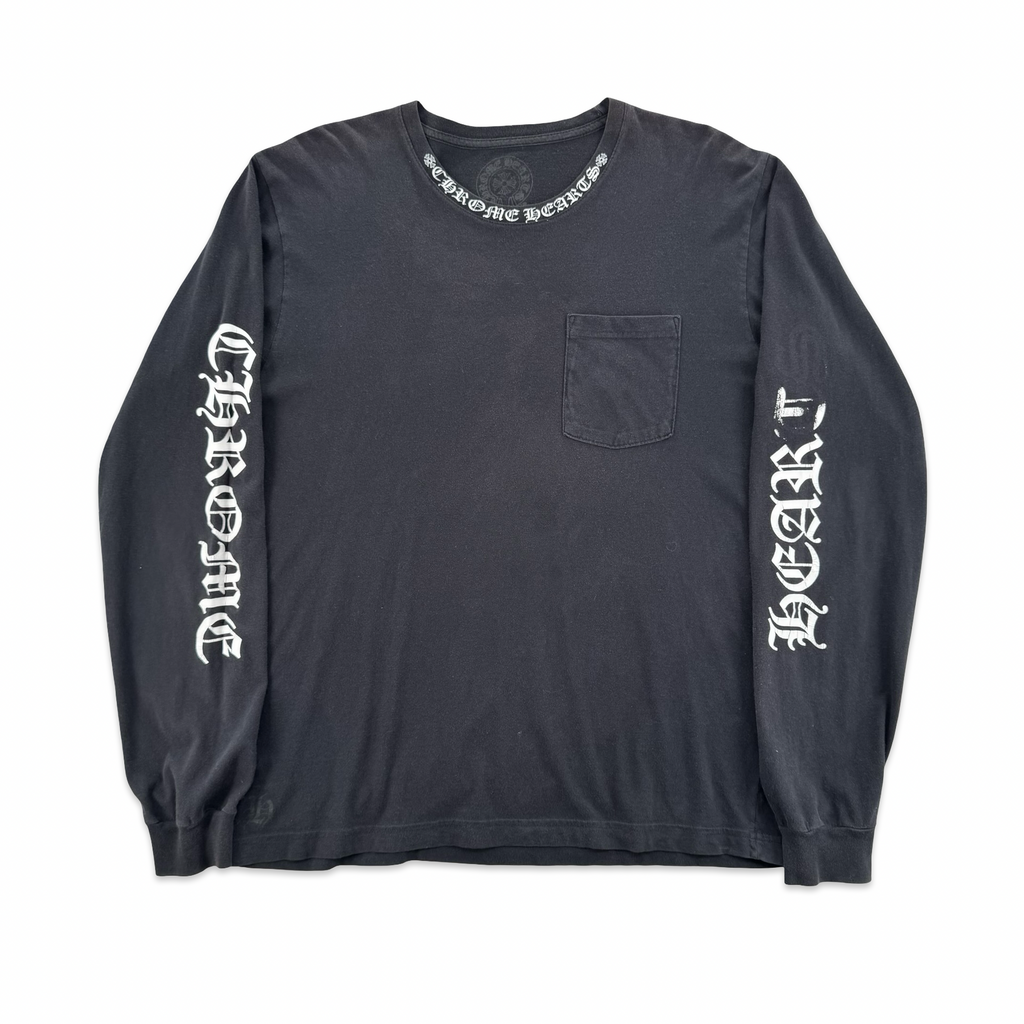 Black Chrome Hearts Long-sleeve (L)