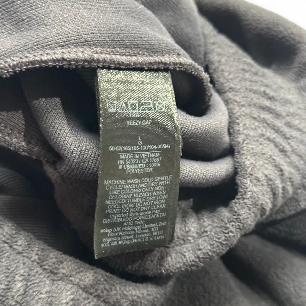 Black YZY x GAP Polar Fleece Joggers (L)