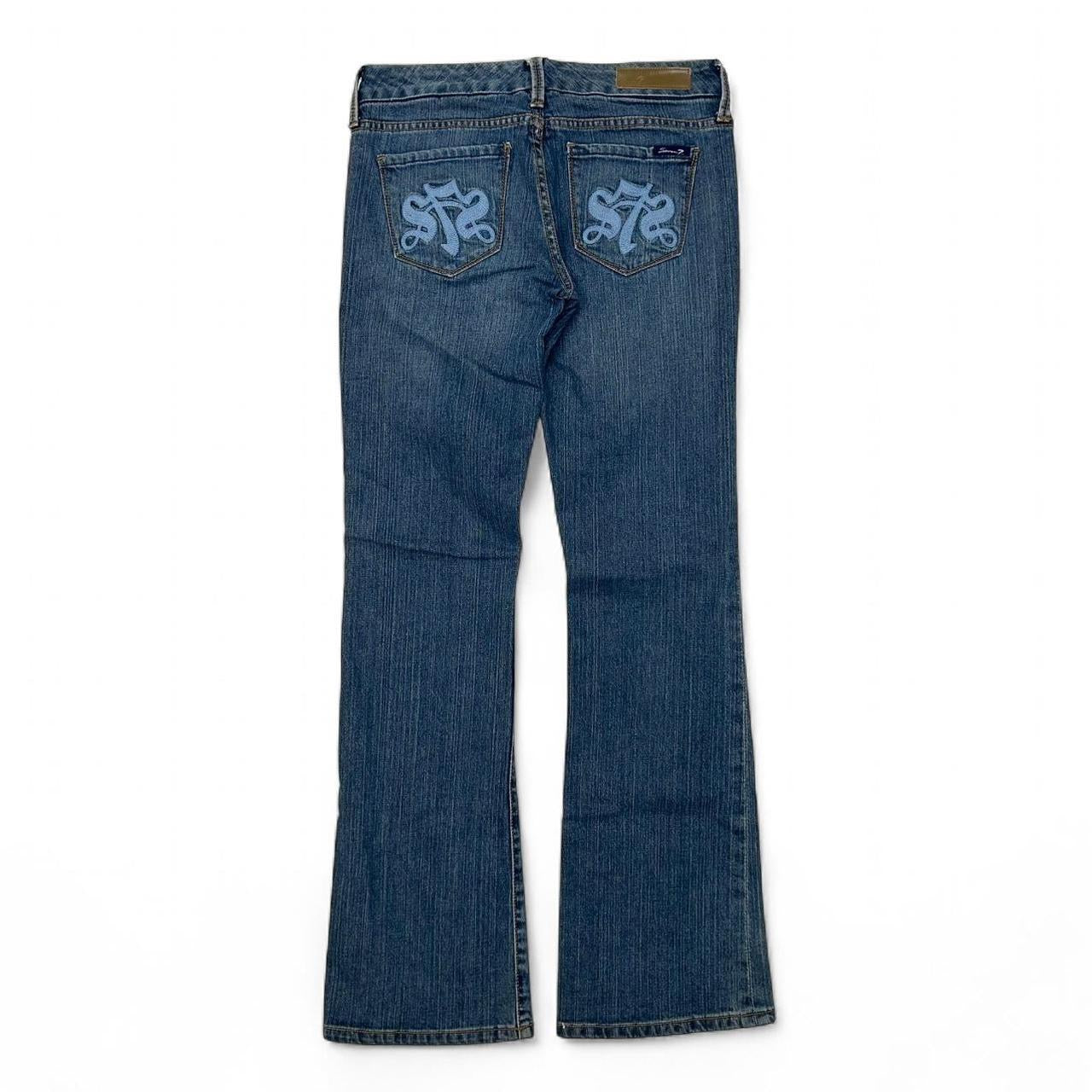 2000’s Embroidered Seven 7 Low Rise Jeans (28)
