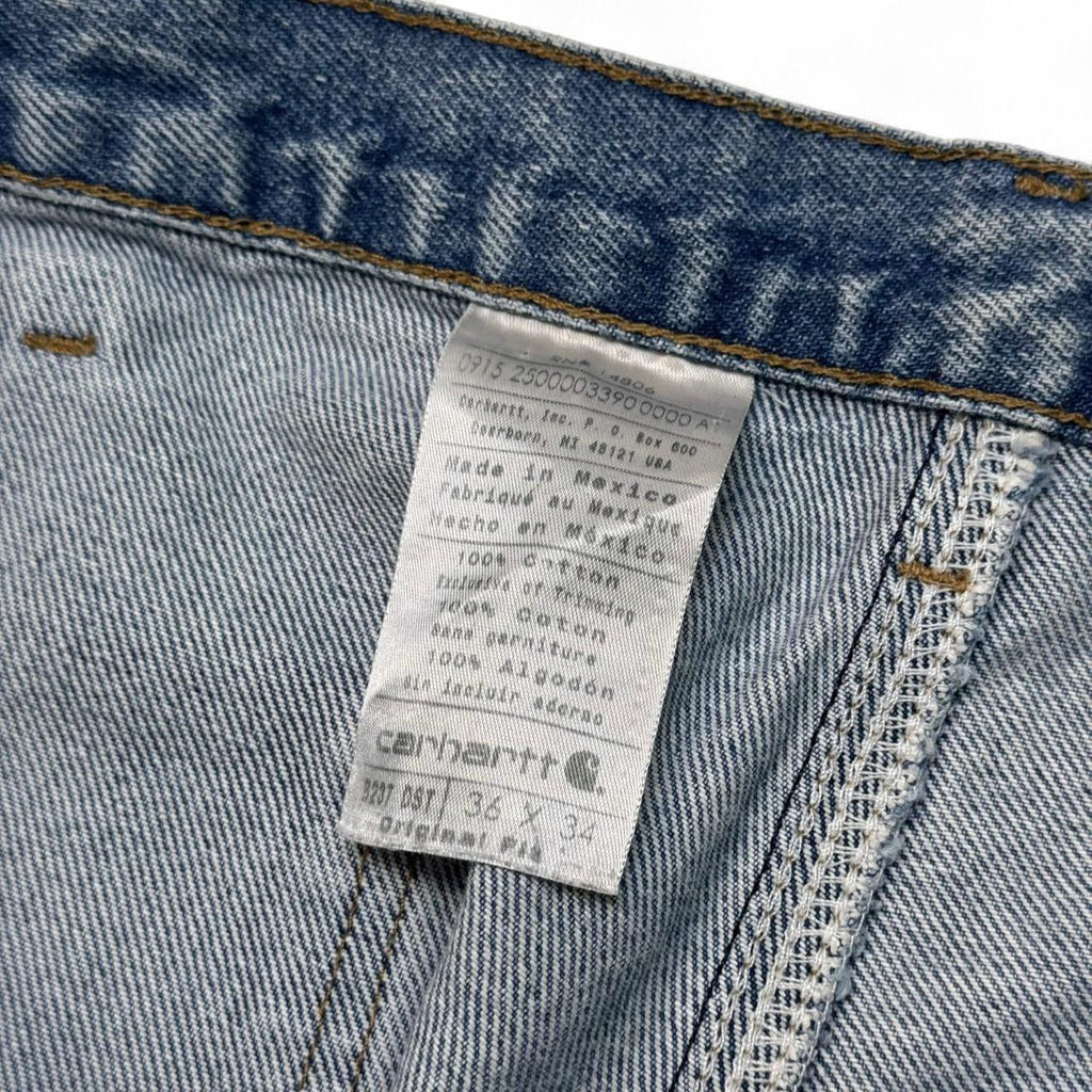 Vintage Carhartt Carpenter Blue Jeans (36x34)