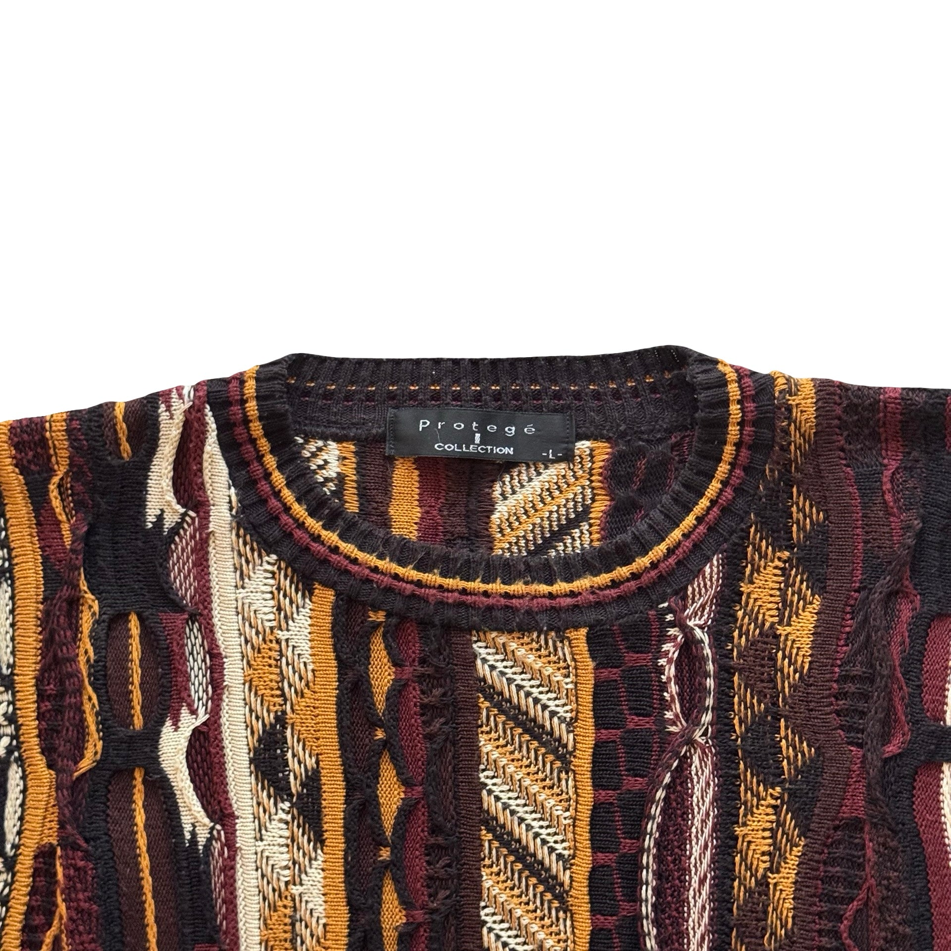 90s Protegē 3D Knit Sweater (L)