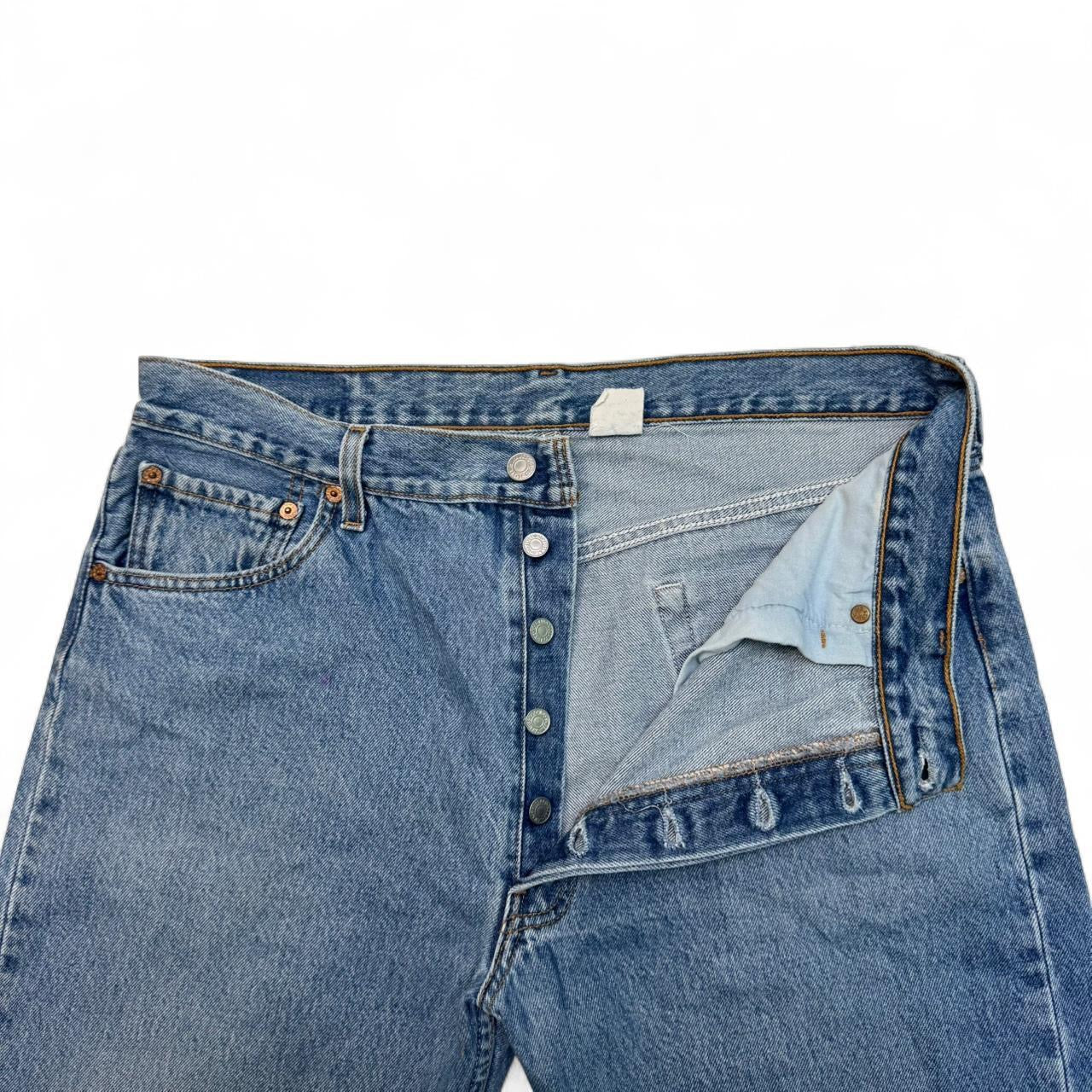 1993 Levi’s 501 XX Button Fly Blue Jeans (34x30)