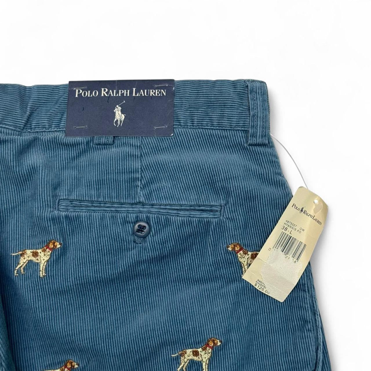 2000s Polo Ralph Lauren Embroidered Corduroy Trousers (38x34)