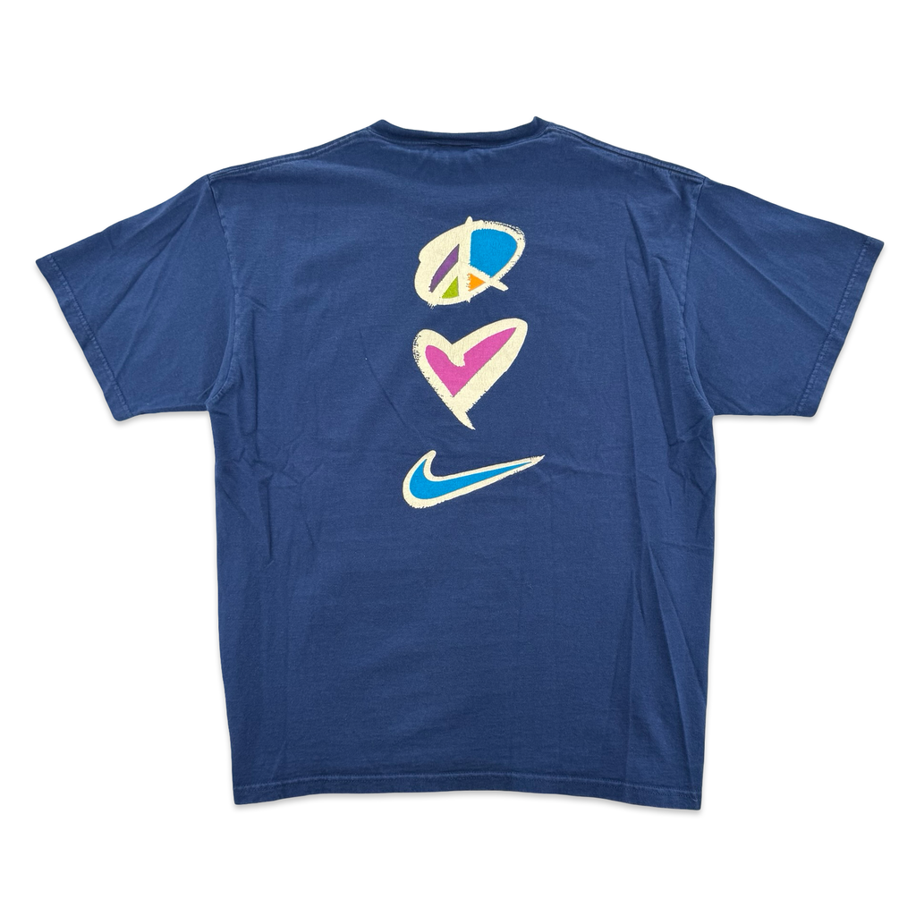 Vintage Peace Love Nike Shirt (L)