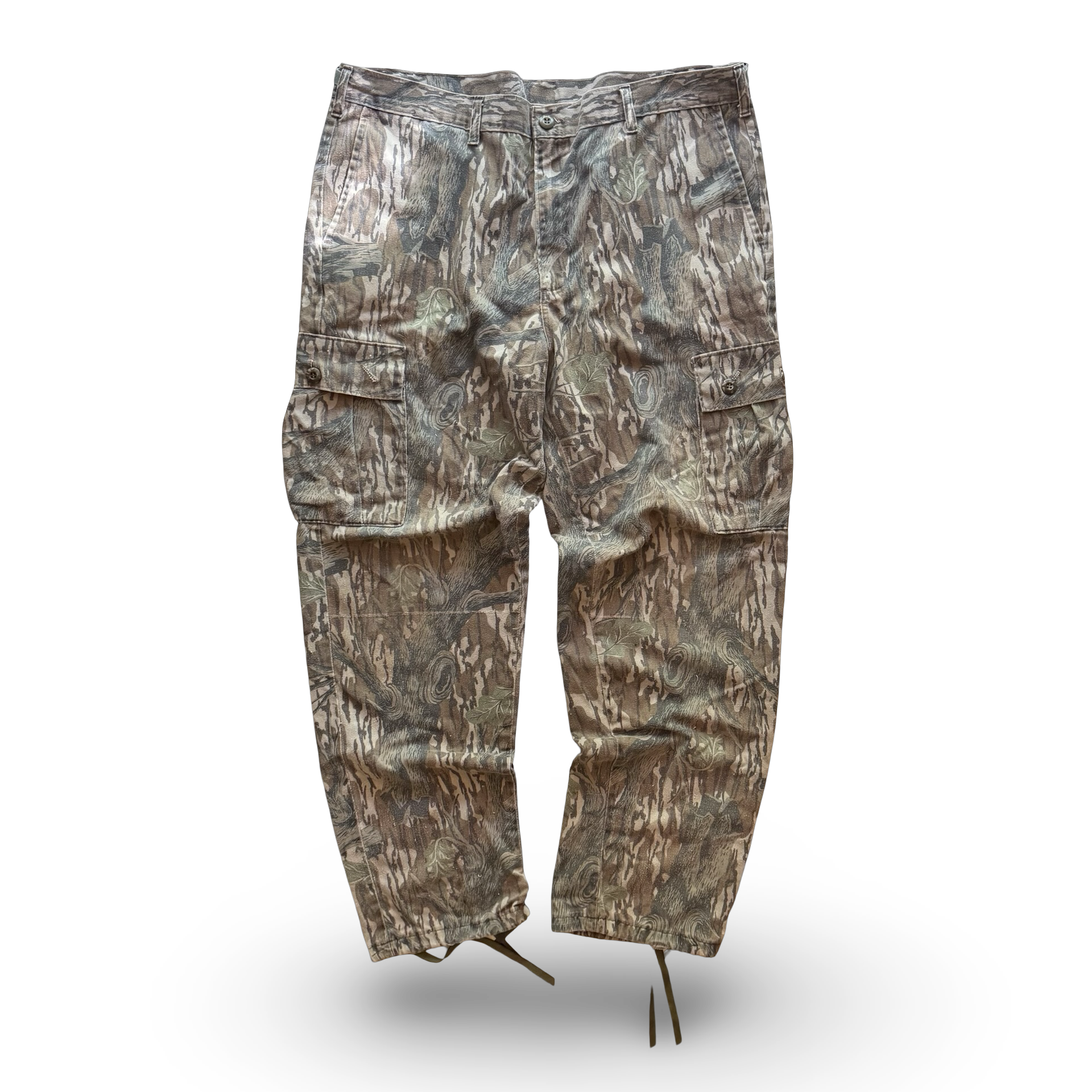 90s Mossy Oak Camo Cargo Pants (36-42x32)