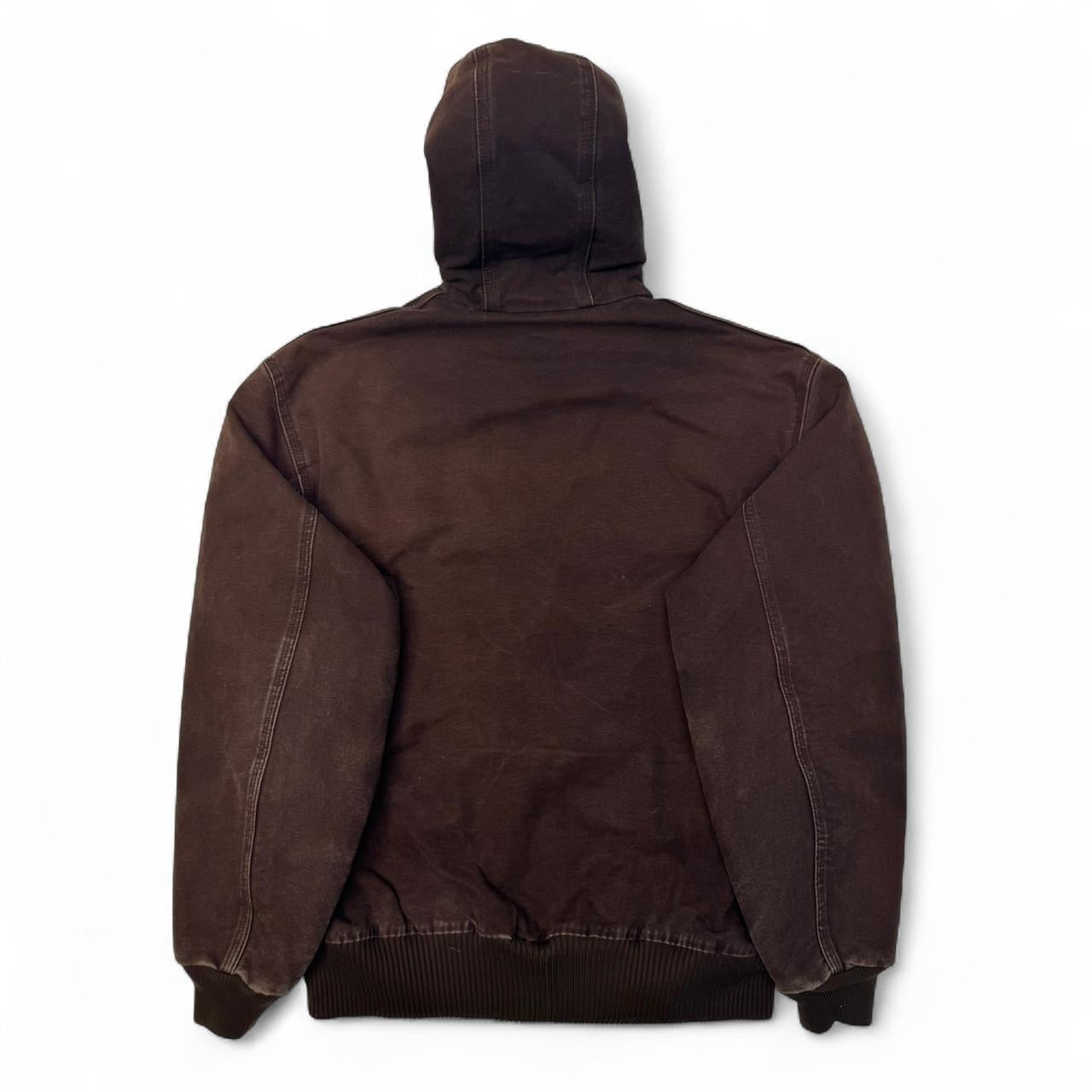 Brown Carhartt Hooded Jacket J130 DKB (M)