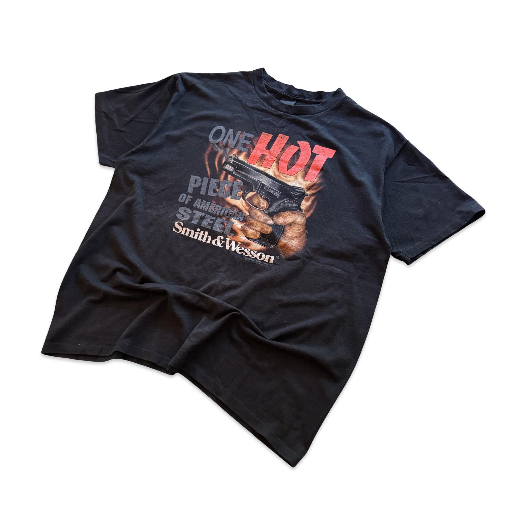 1992 “One Hot Piece Of American Steel” 3D Emblem Tee (XXL)