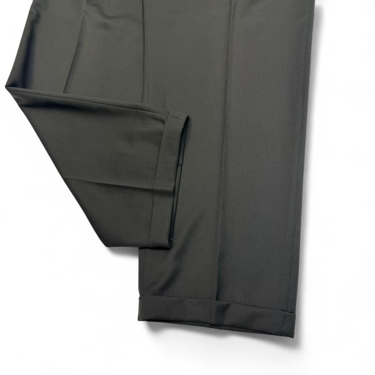 Vintage Yves Saint Laurent Forest Green Dress Pants (36x30)