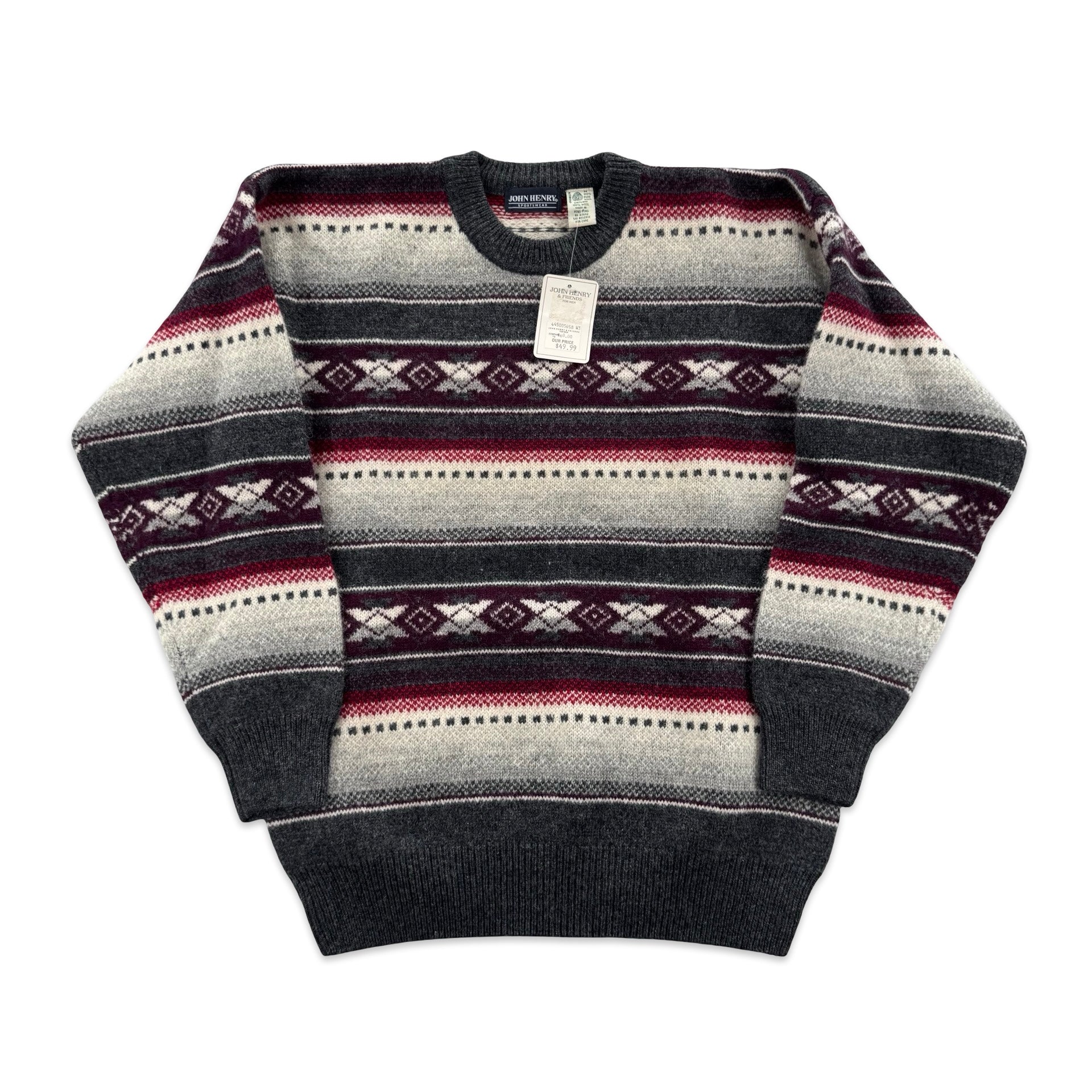 Vintage John Henry Shetland Wool Sweater (L)