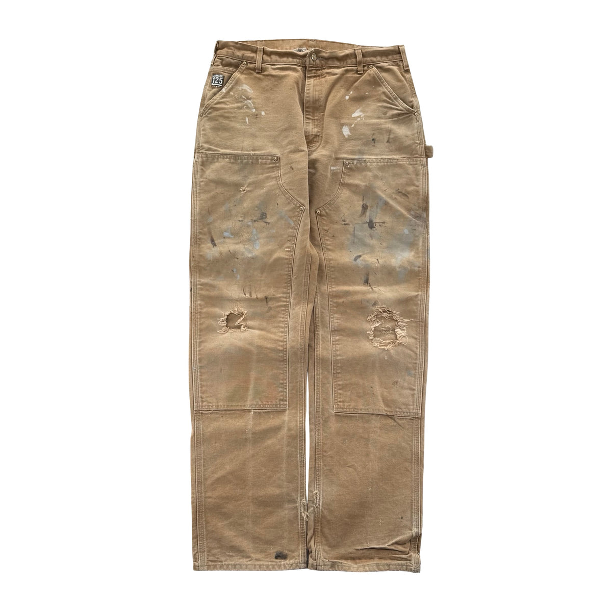Distressed Tan Carhartt Double Knees (36x36)