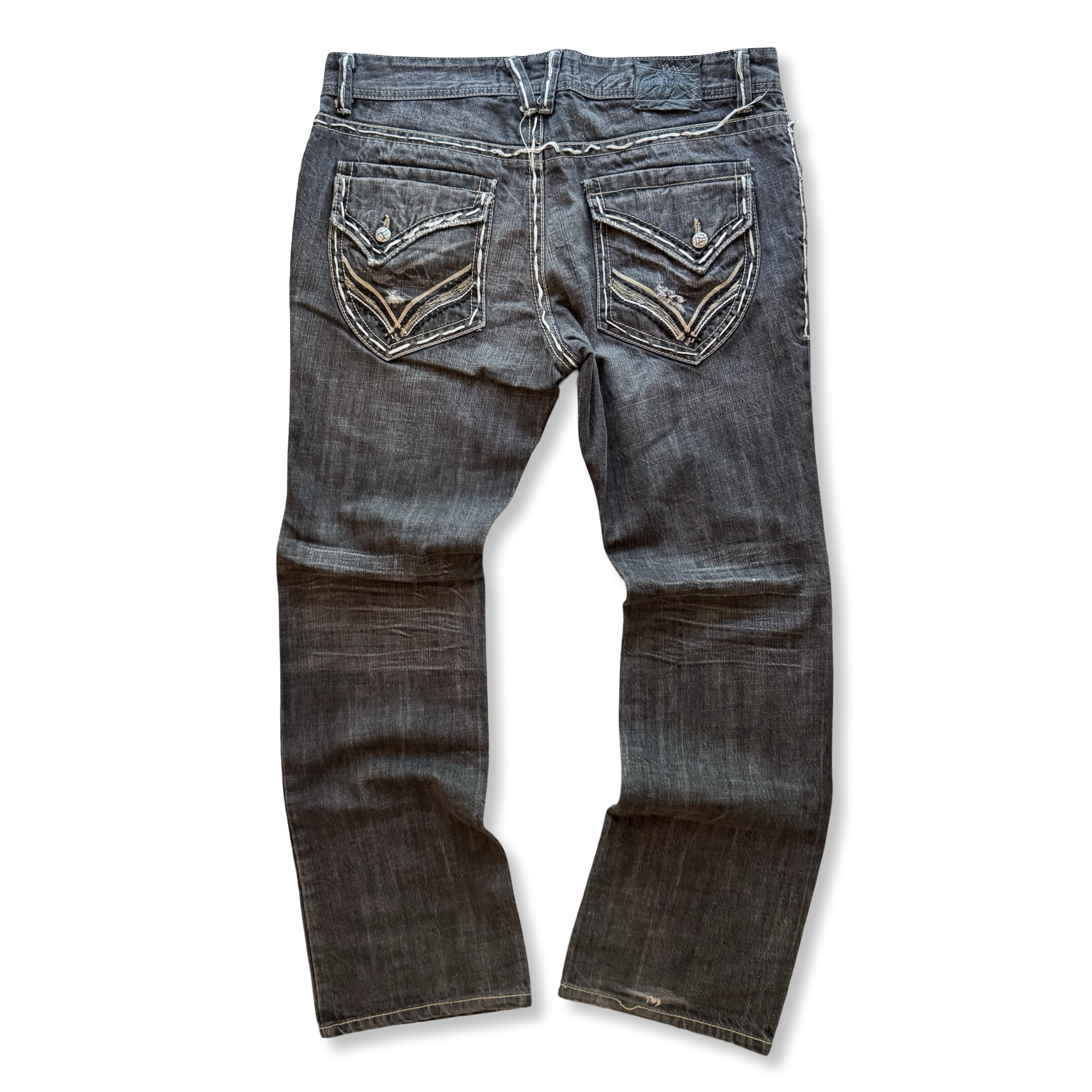 2000s Division E Embroidered Jeans (40x33)