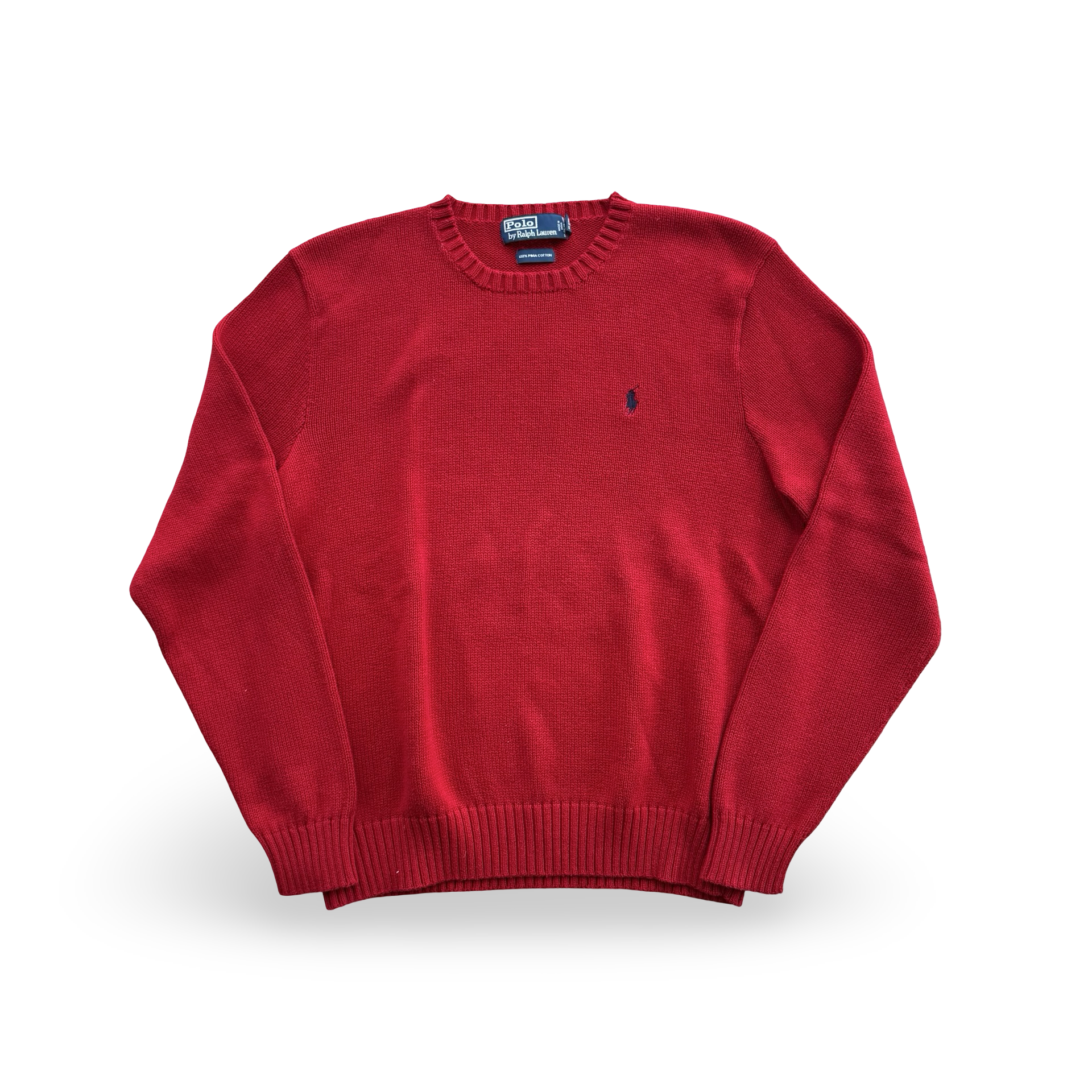 Vintage Red Ralph Lauren Knit Sweater (L)