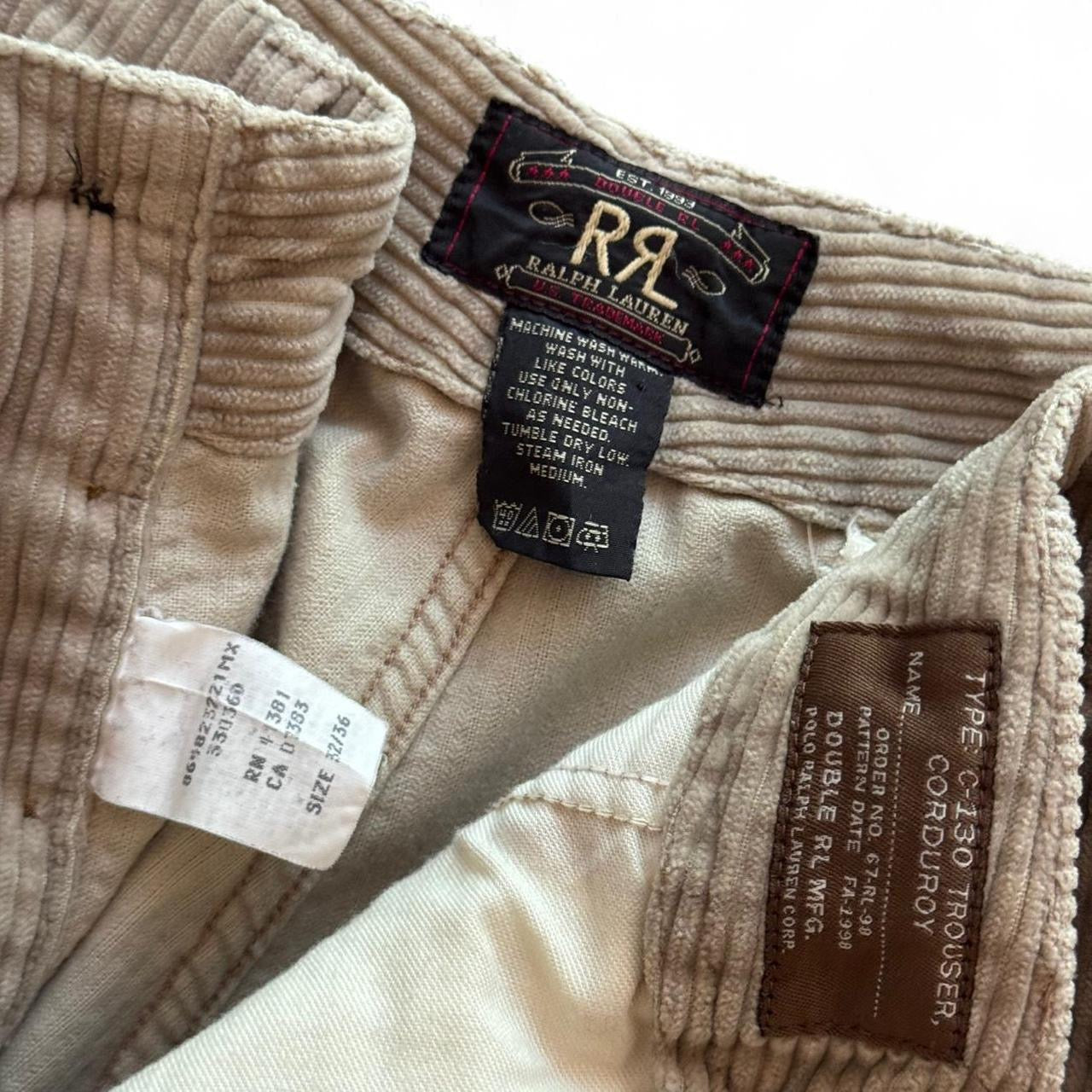 Vintage RRL Type C-130 Corduroy Trousers (32x36)