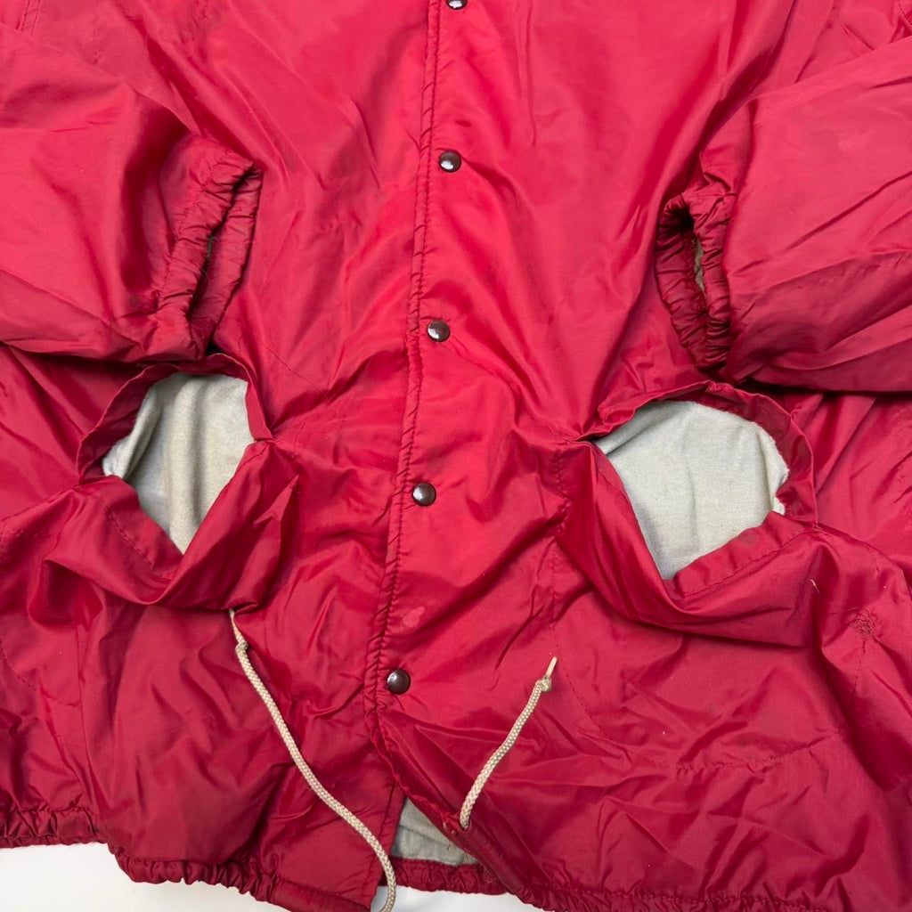 1970s Pla-Jac Red Windbreaker Jacket (XL)
