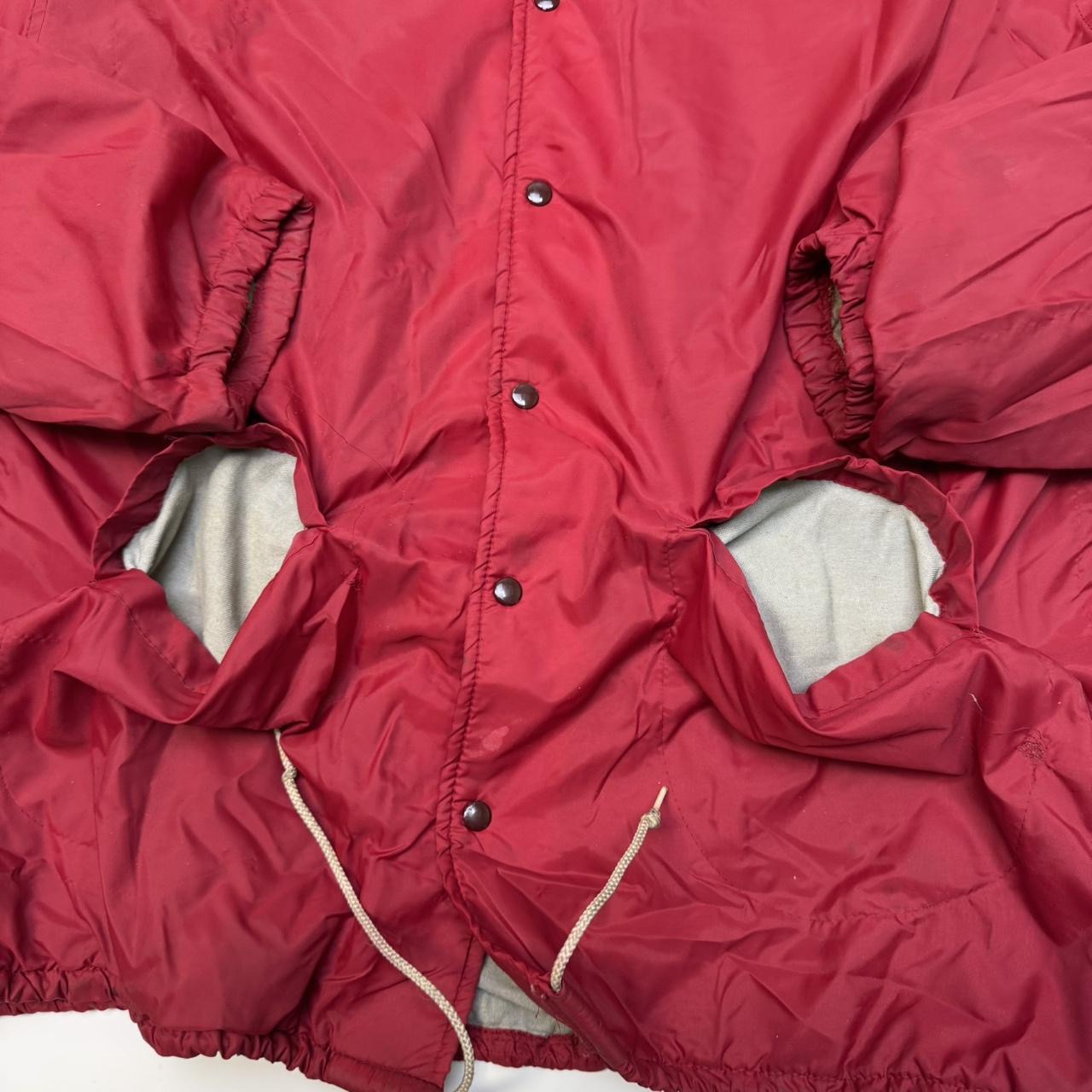 1970s Pla-Jac Red Windbreaker Jacket (XL)
