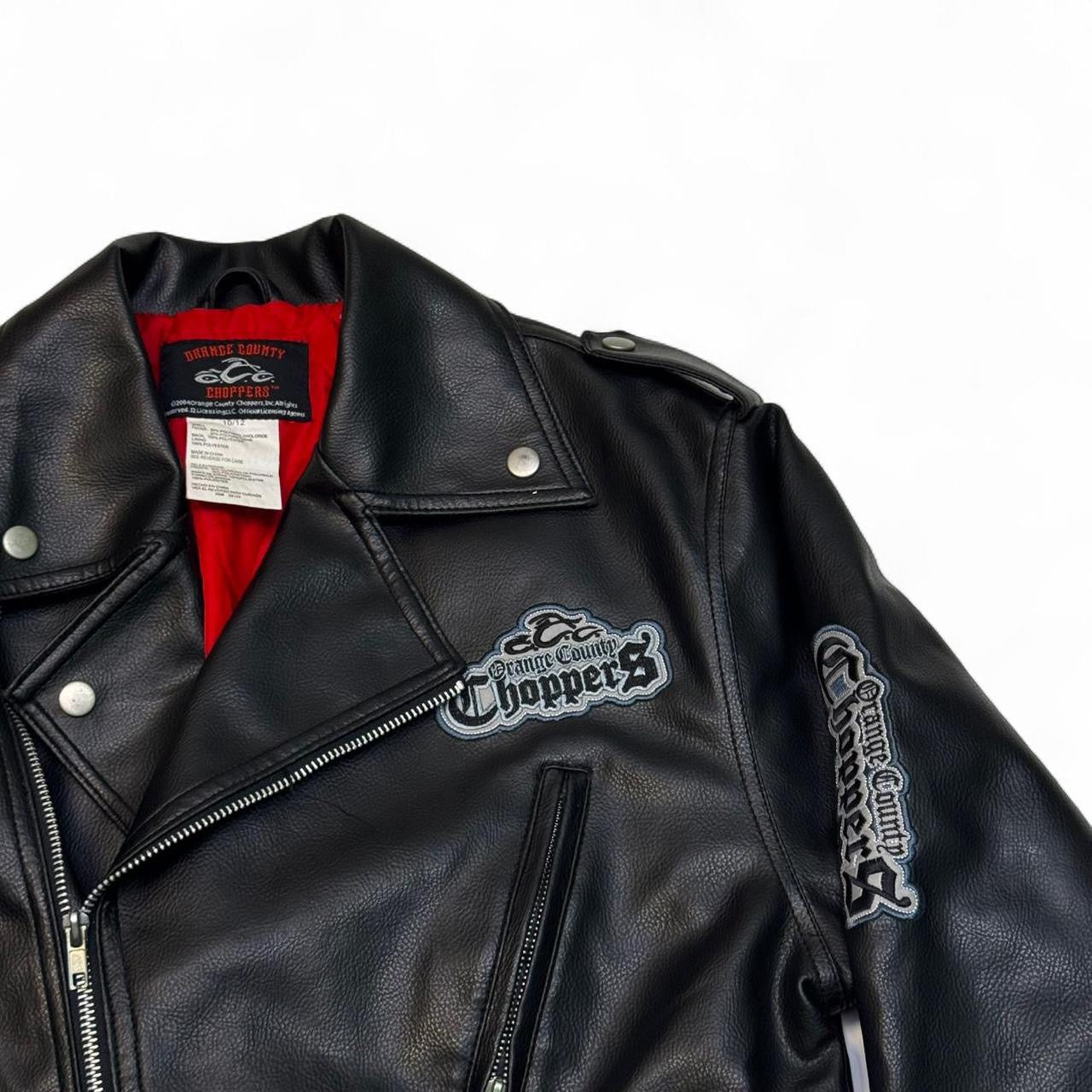 Orange County Choppers Pleather Biker Jacket (S/M Mens 10/12 Women’s )