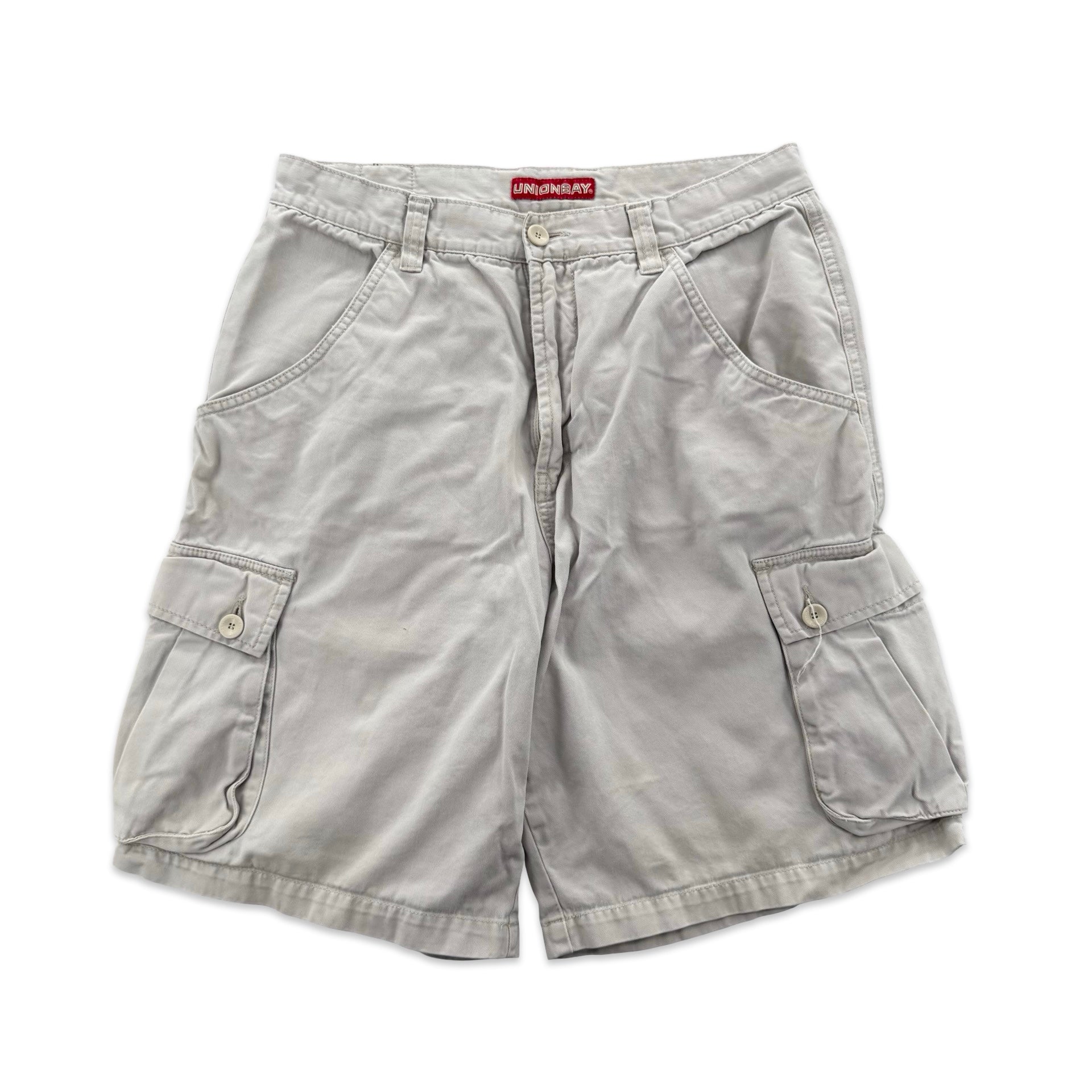 90’s Unionbay White Cargo Shorts (32”)