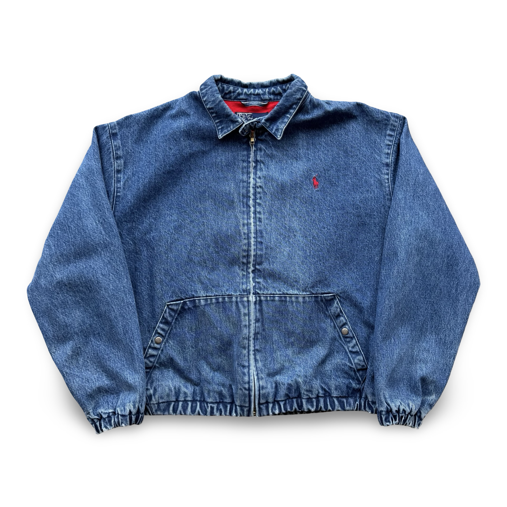 Vintage Polo RL denim Harrington Jacket (L)