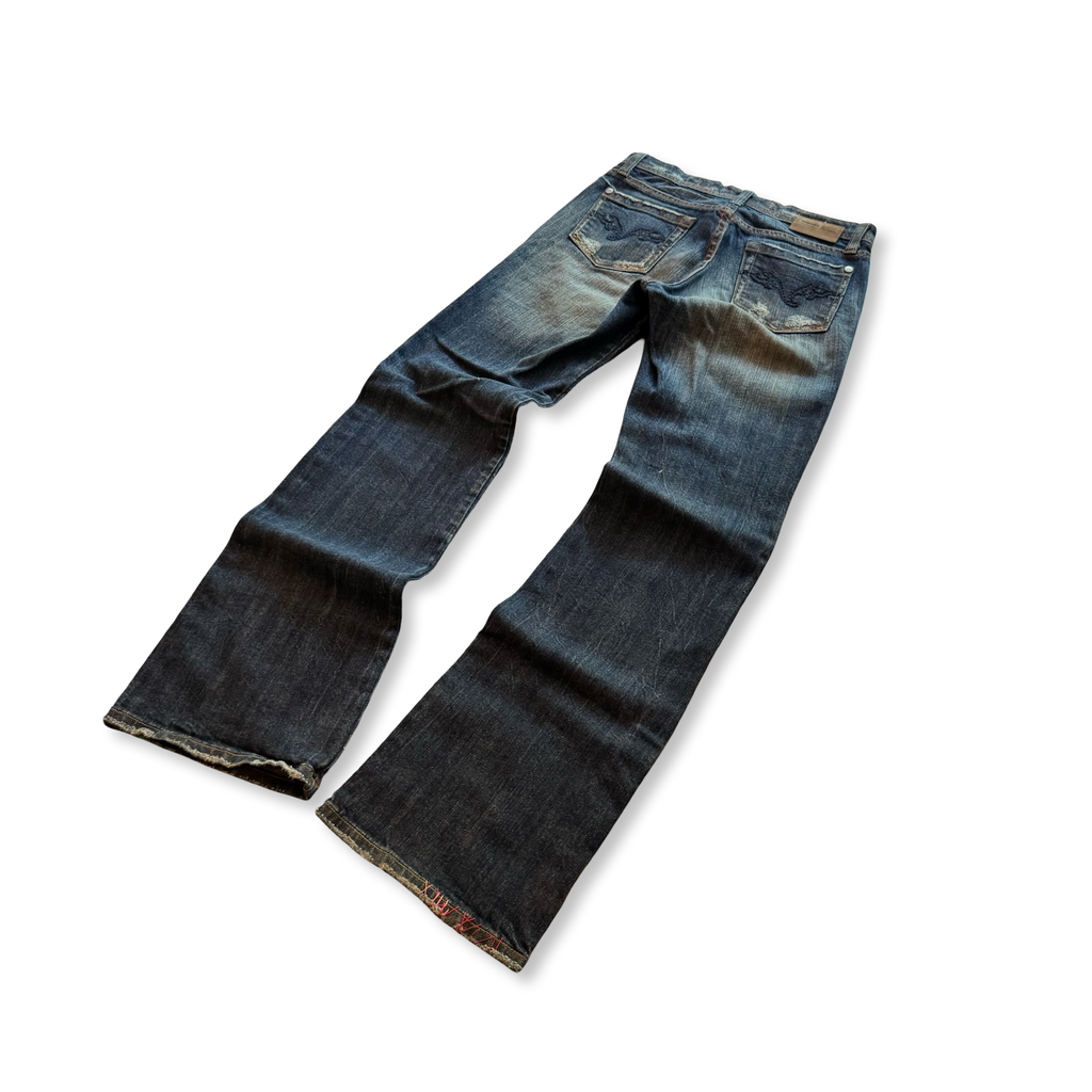 2000s Vigoss Embroidered Jeans (28x32”)