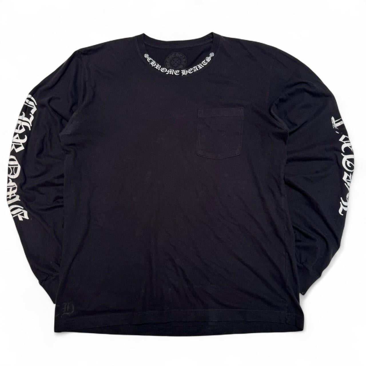 Chrome Hearts Neck Print Long sleeve Tee (L)