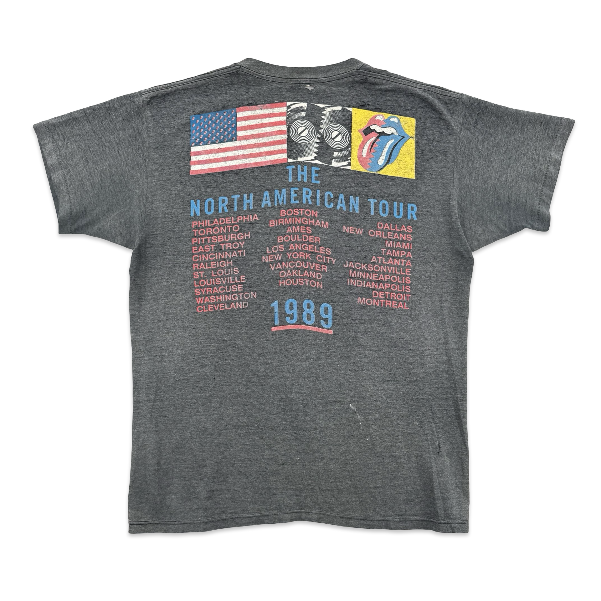 1989 Rolling Stones Tour Shirt (L)