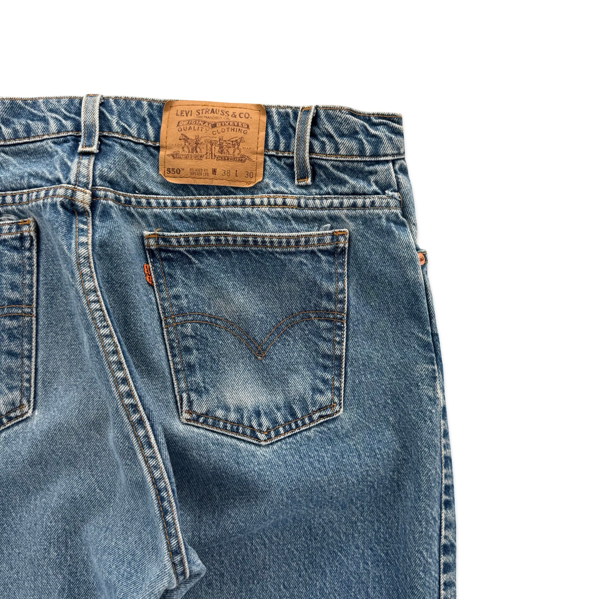 Vintage Levis 550 Orange Tabs (34x29)