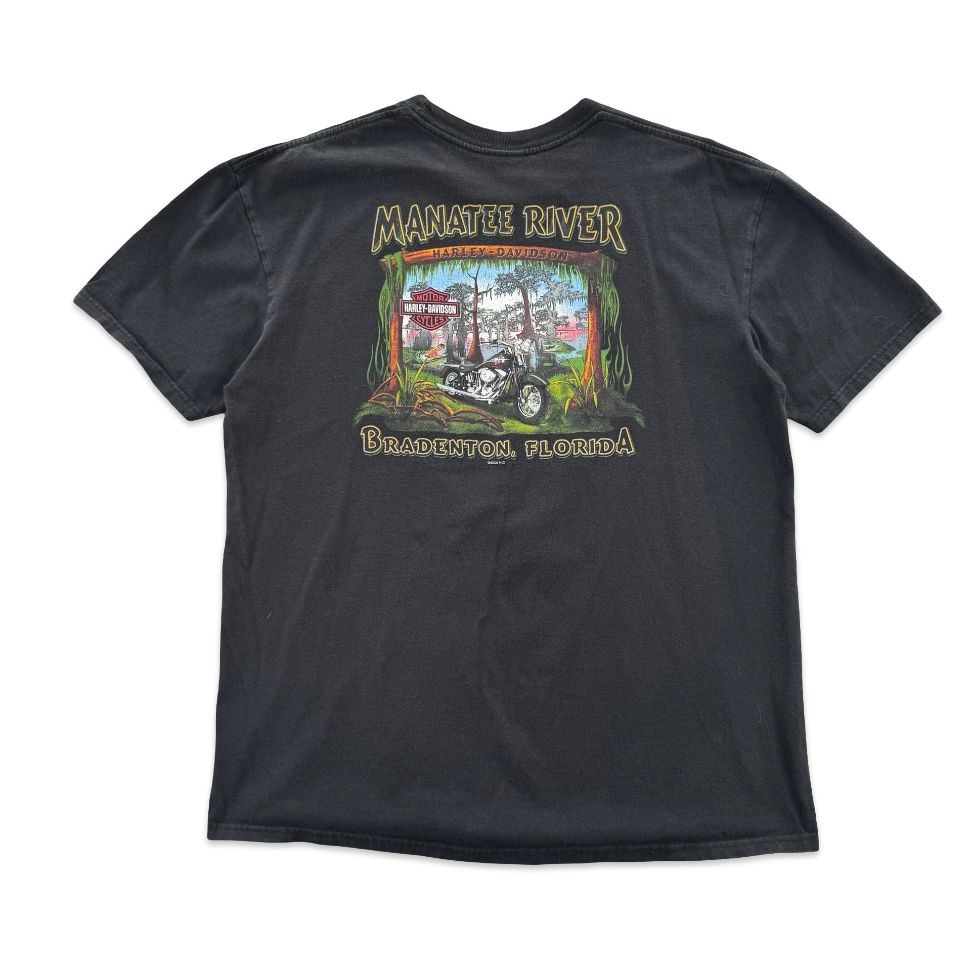 Harley Davidson Flaming Skull Tee (XL)