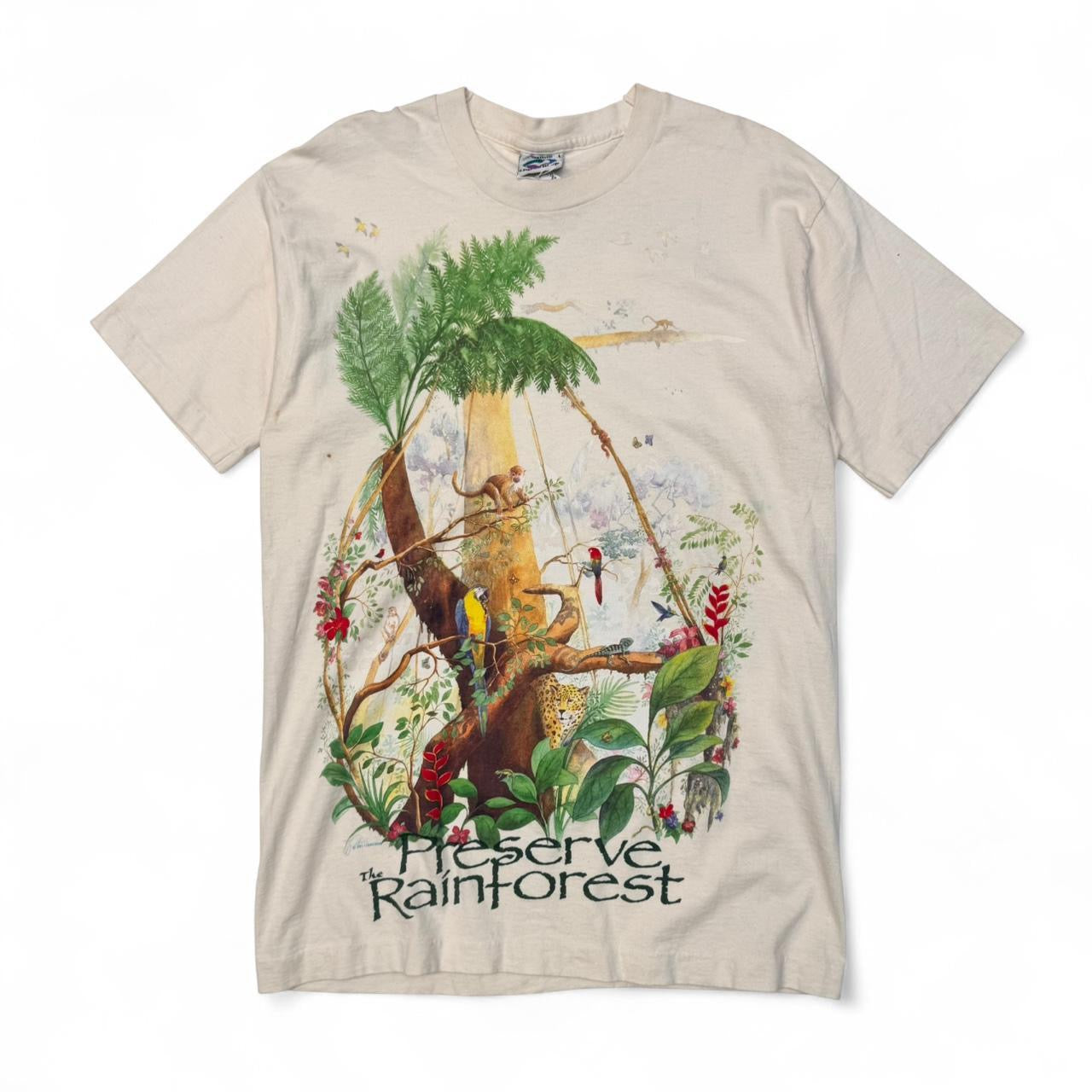 1990s Liquid Blue Preserve The Rainforest Tee (L)