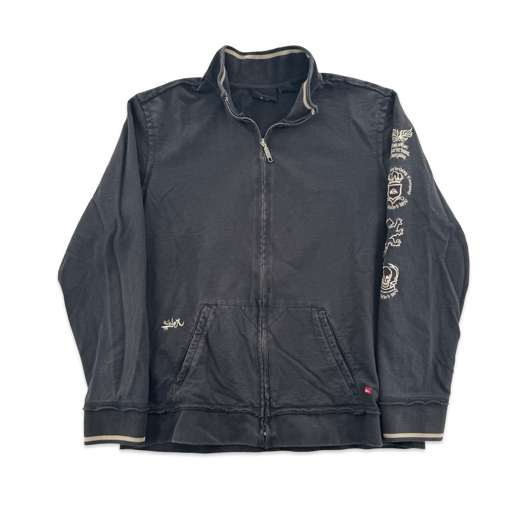 Black Quiksilver Zip Up (XL)
