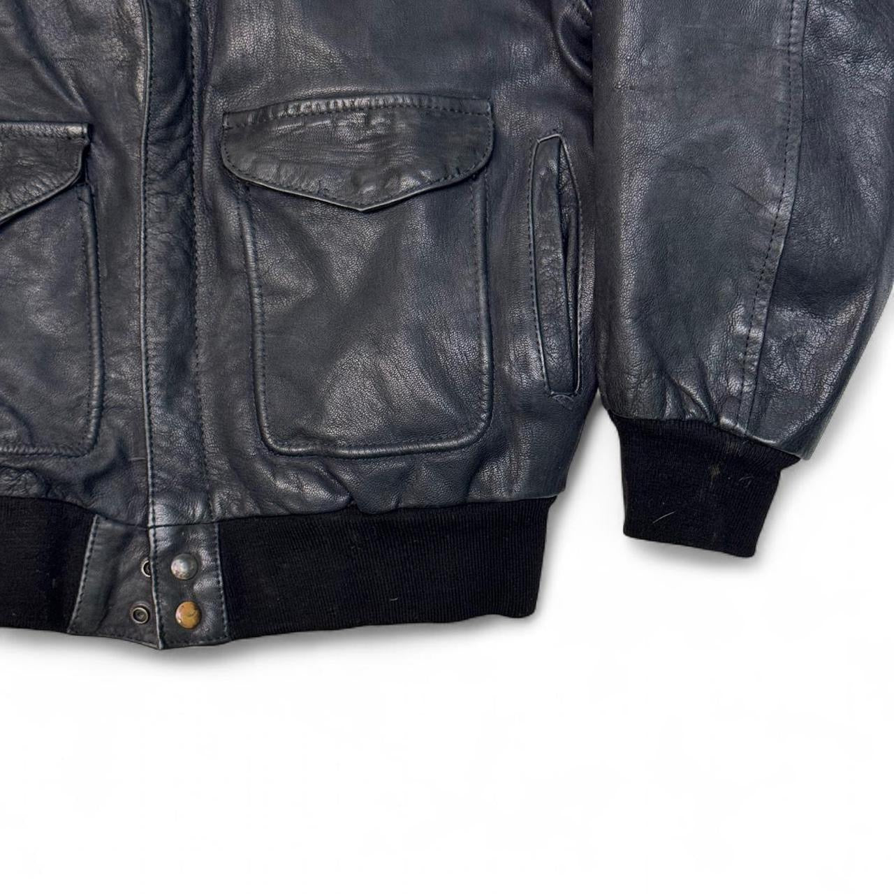 Vintage Leather Limited Leather Bomber Jacket (L)