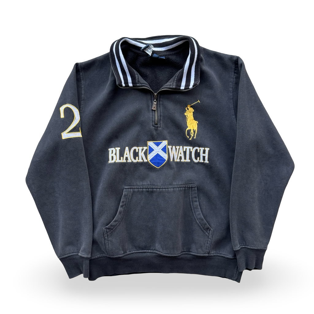 Vintage Ralph Lauren Blackwatch Quarter Zip (M)