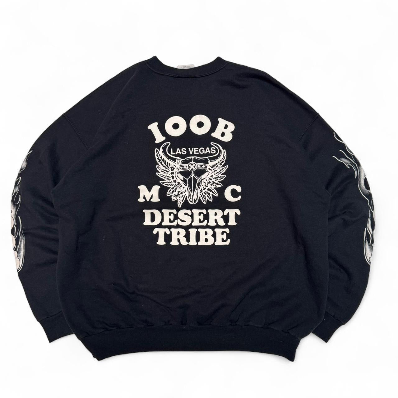 2000s 100B Desert Tribe Biker Crewneck (XL)