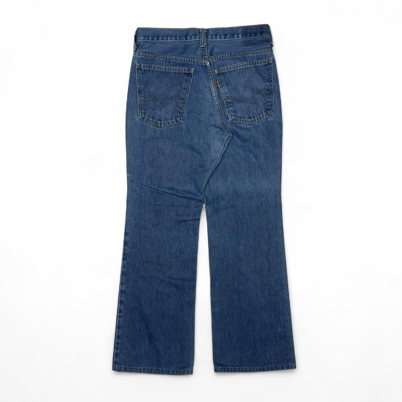 80’s Orange Tab Levis bootcut Blue Jeans (31x28.5)
