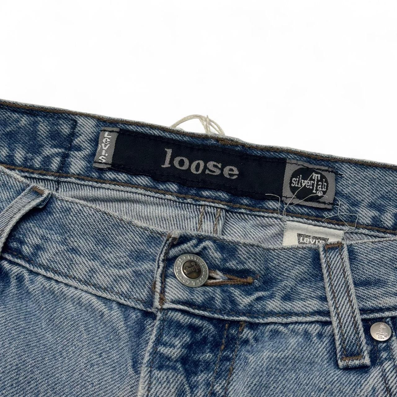1990’s Levi’s Silvertab Loose Fit Denim Shorts (32)