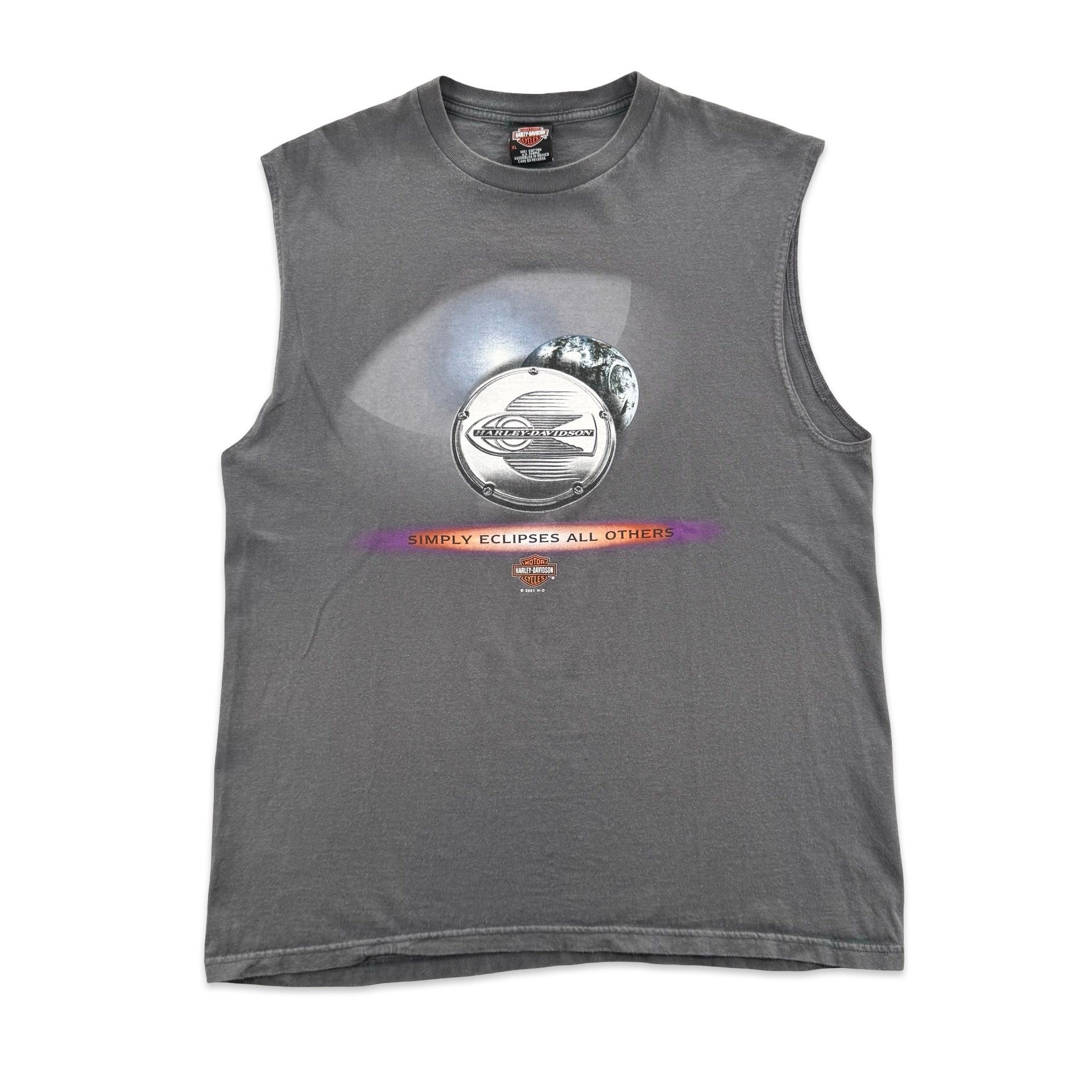 Vintage Harley Davidson Eclipse Tank Top (XL)