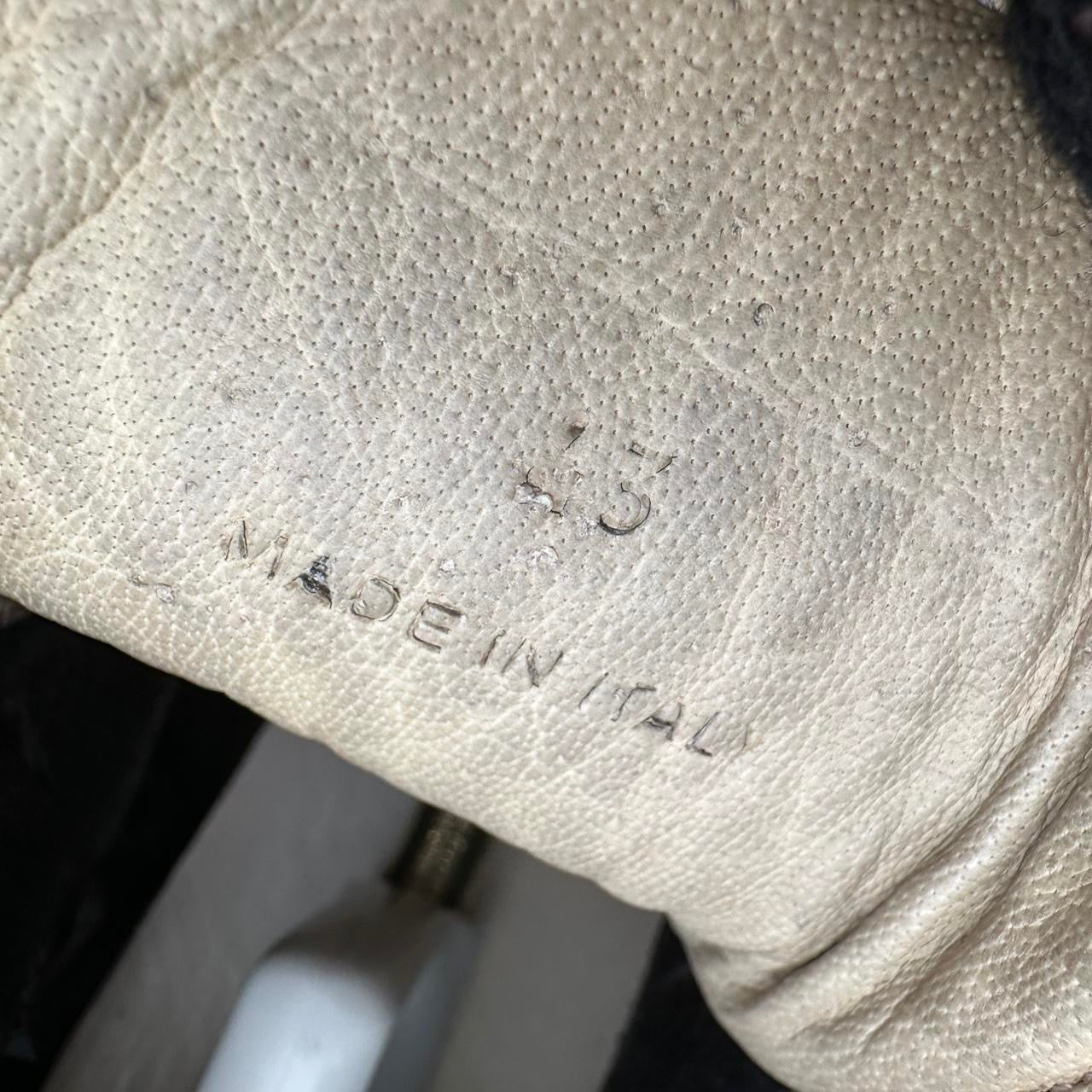 Black Maison Margiela Peirced Leather Zip Up Circuits (10)