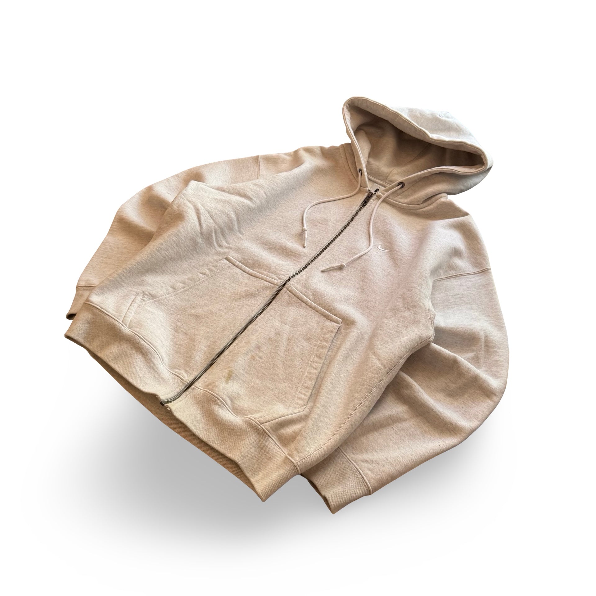 Heather Grey Nike Zip-Up (L)